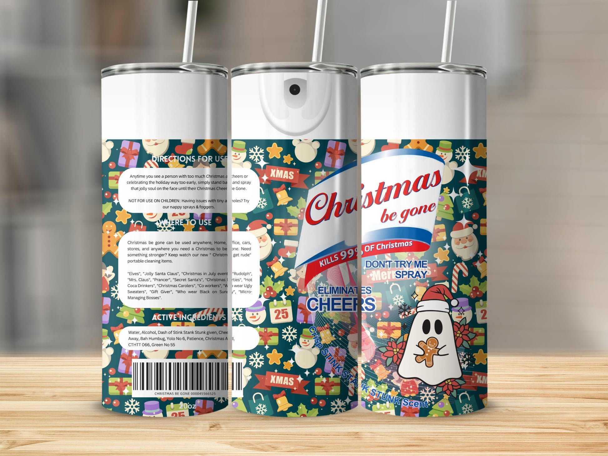Christmas Be Gone Festive Cleaner Spray Christmas Spray