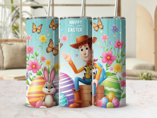 Woody Bunny Butterflies Flowers Easter HAIPPY EASTER product type