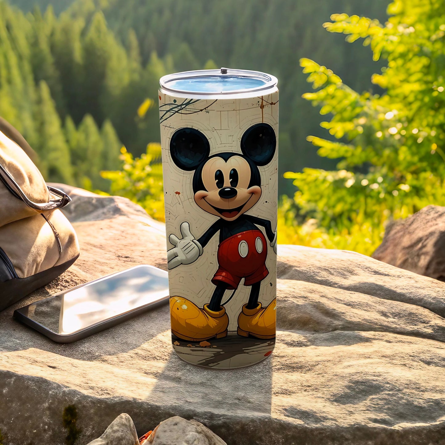 Mickey Mouse Tumbler for Outdoor Adventures Travel Flask