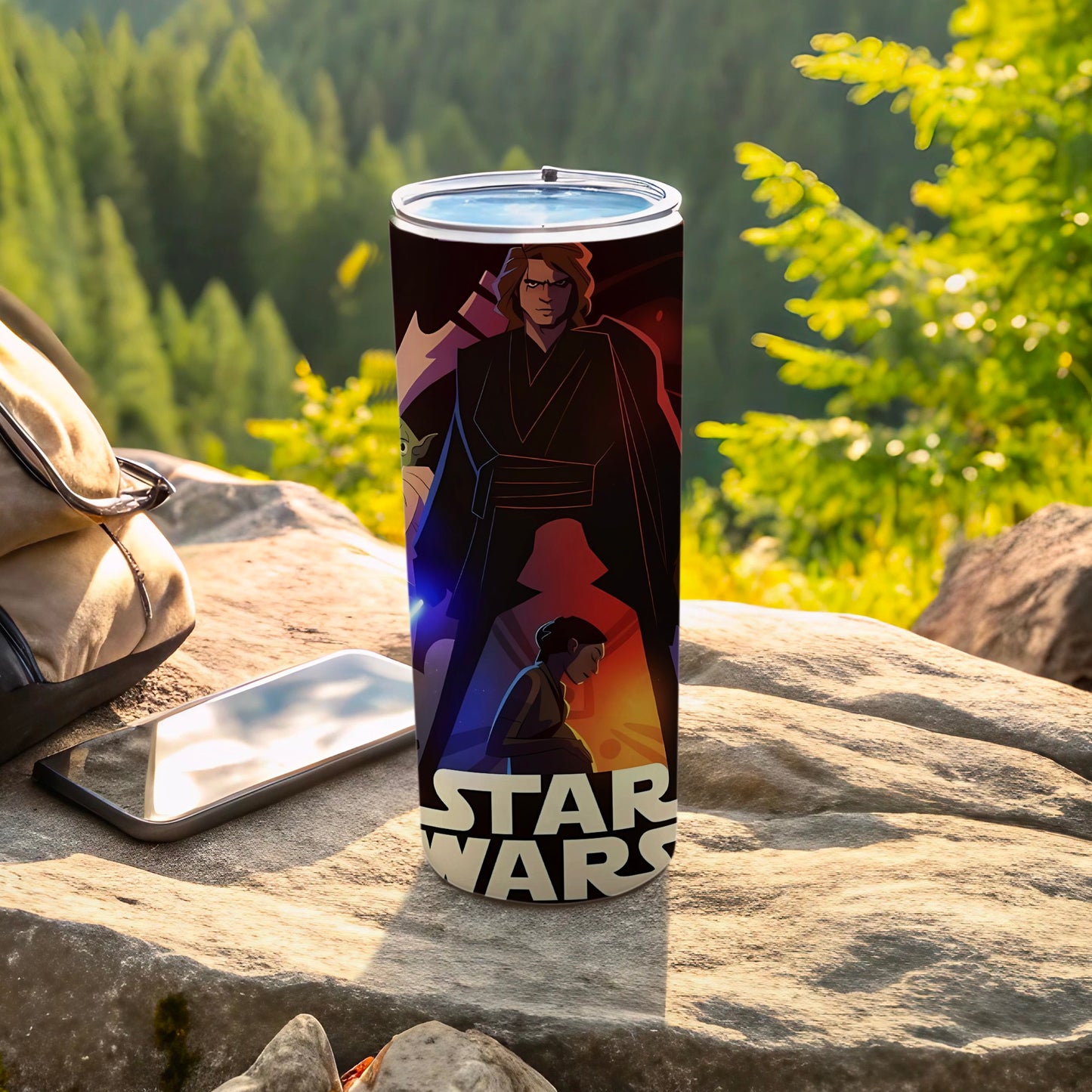 Star Wars Anakin Yoda Darth Vader Leia Tumbler product type