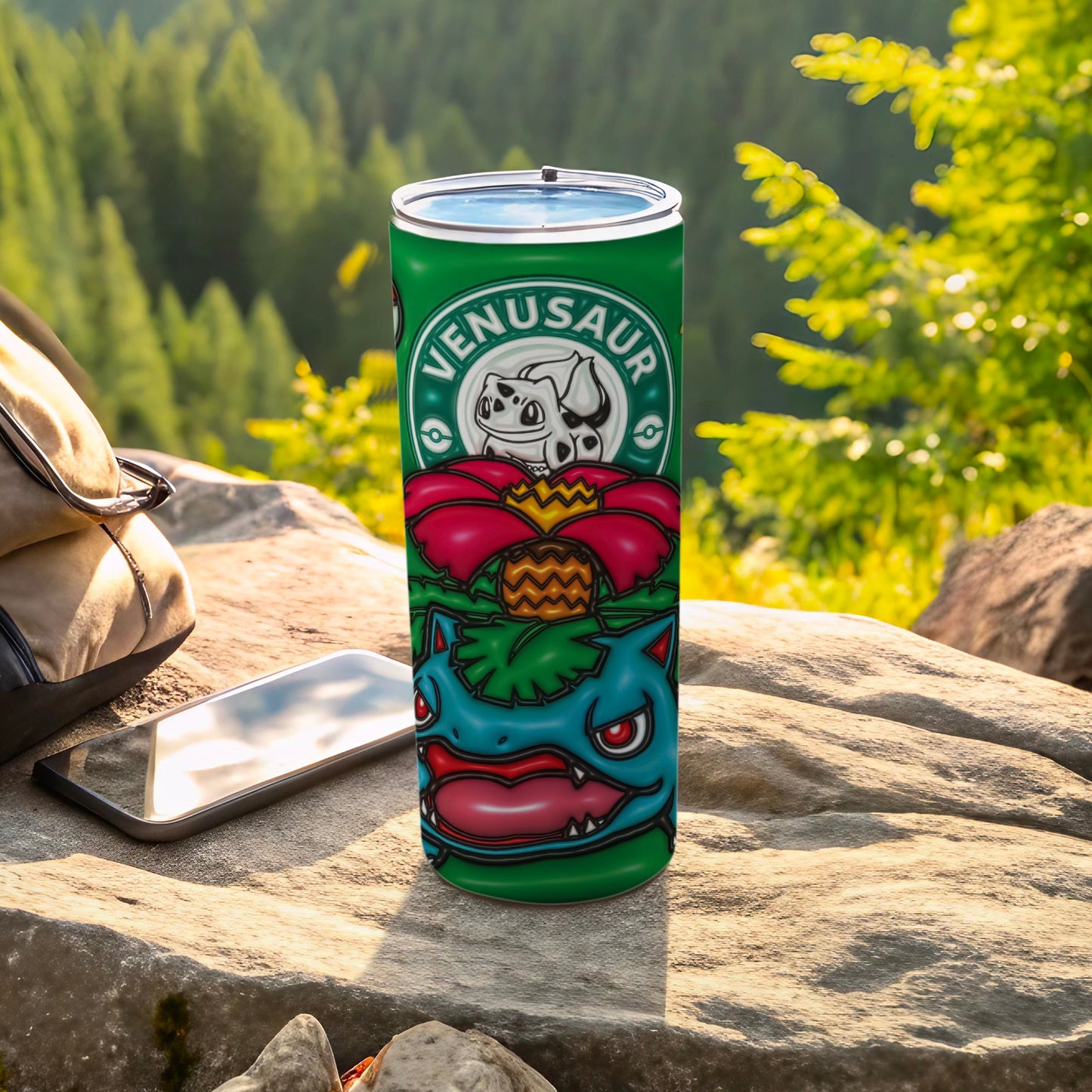 Venusaur Pokemon Green Graphic Drinkware product type