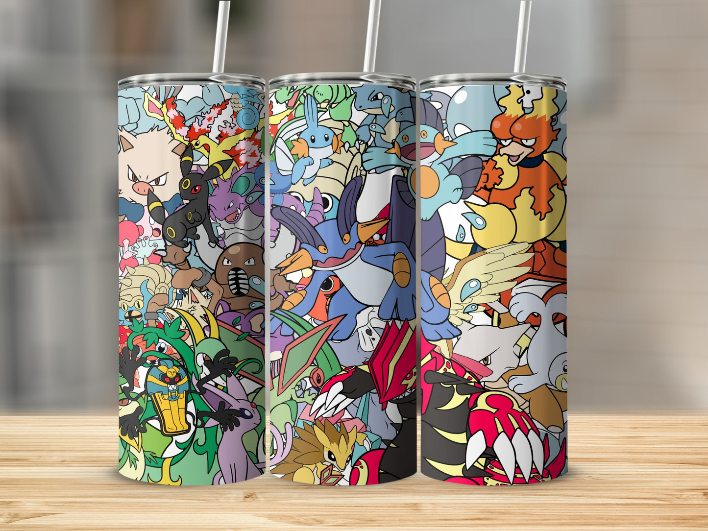 Vibrant Anime Inspired Travel Tumblers Drinkware Accessories