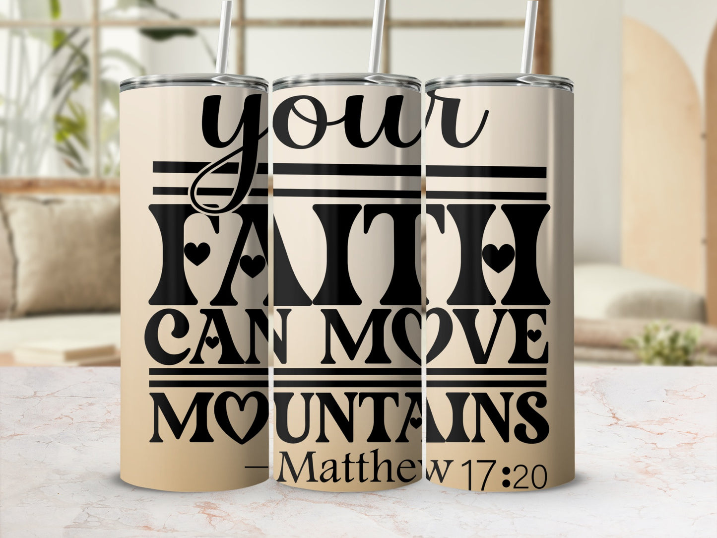Your Faith Can Move Mountains Matthew 17:20 Cup
