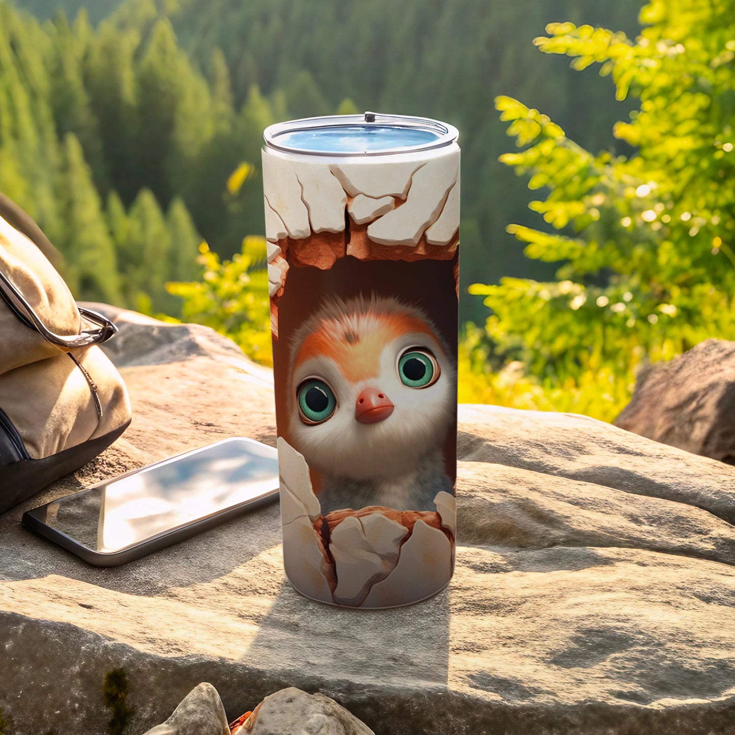 Cute Creature Hatching Adorable Tumbler Product Type
tumbler
cute bird
adorable creature
hatching design
egg shell art
cracked pattern
cartoon animal
forest background
nature theme
outdoor adventure
travel mug
beverage holder
unique drinkware
whimsical design
graphic print
fantasy creature
cute animal
custom tumbler
insulated cup
gift idea
