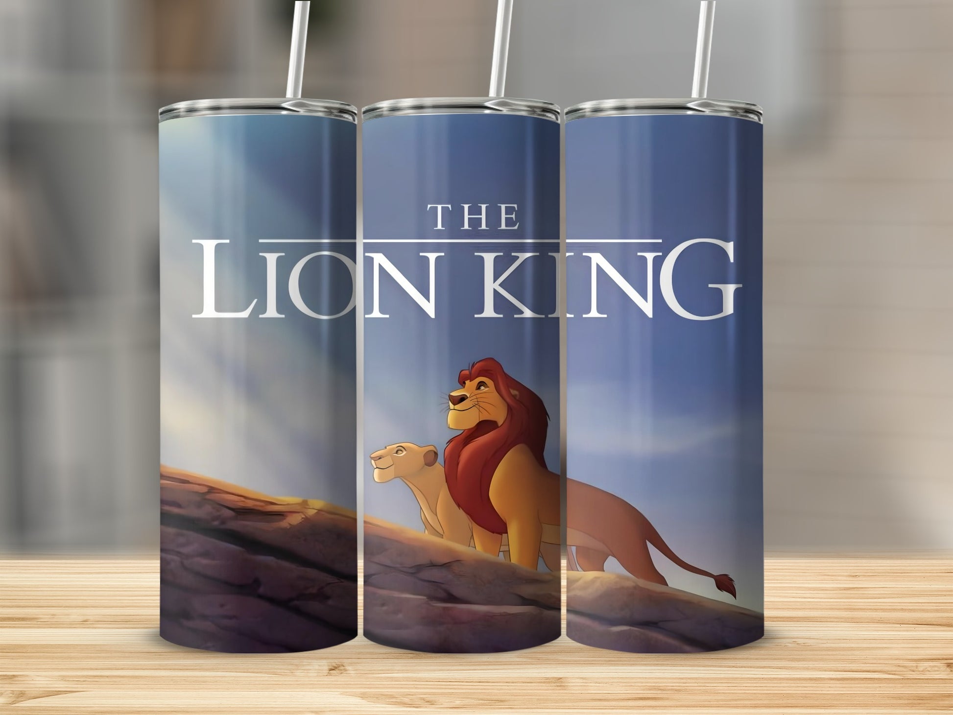 The Lion King Tumbler with Iconic Characters Design