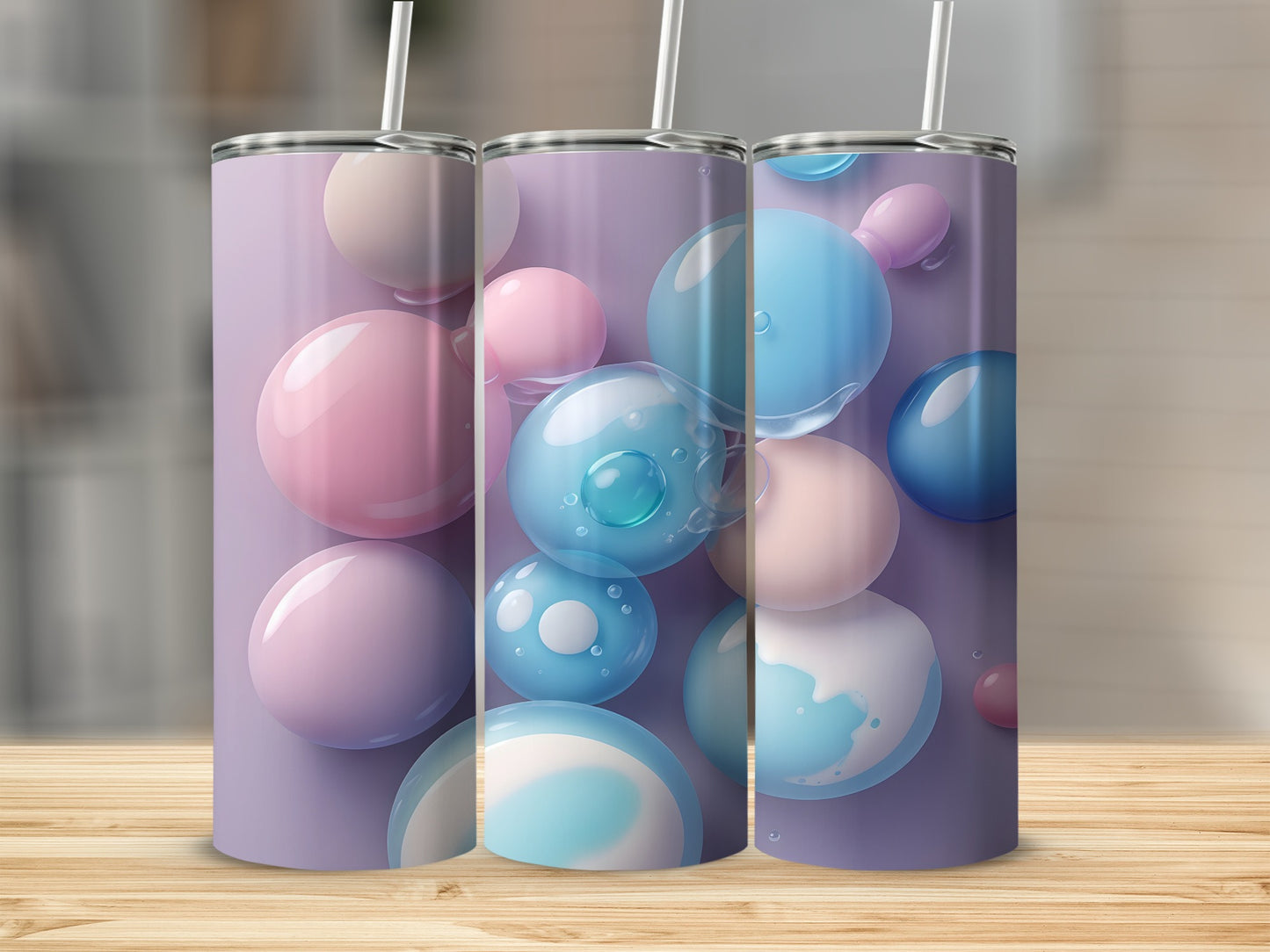 Pastel Bubbles Design Colorful Spheres Tumbler product type