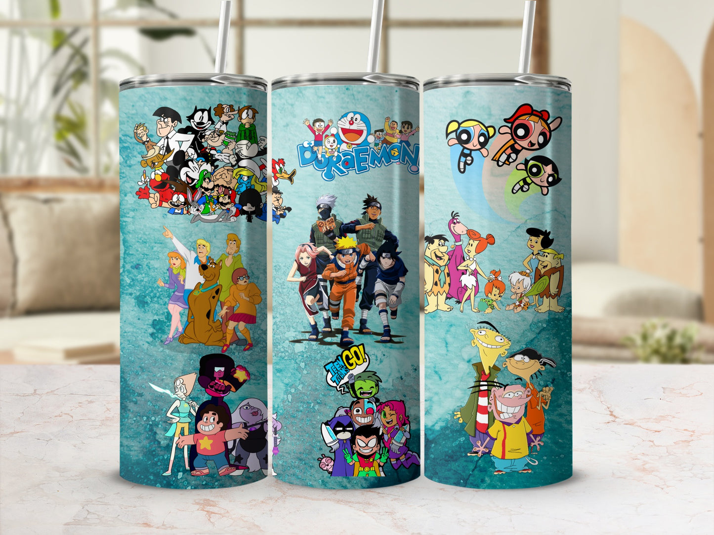 Retro Cartoon Characters Tumbler Collection for Fans