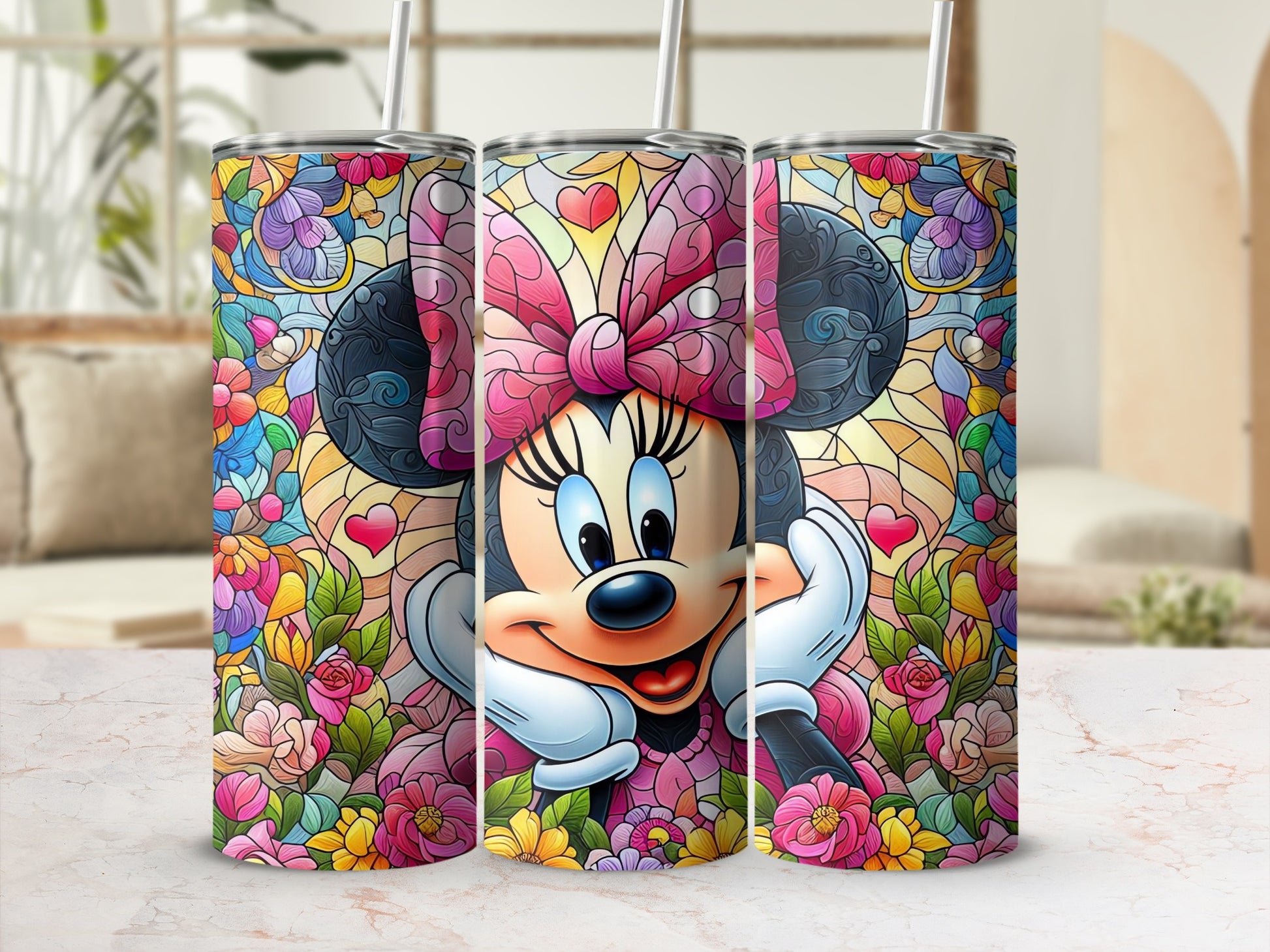 Colorful Cartoon Character Insulated Tumbler