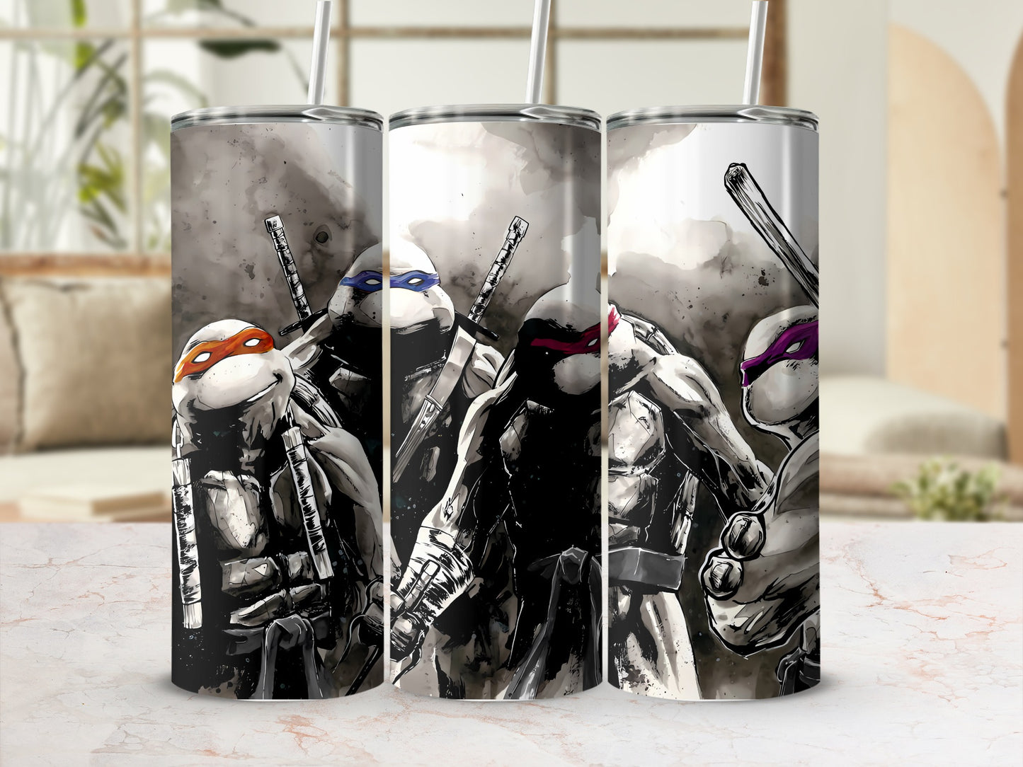 Teenage Mutant Ninja Turtles Character Art Tumbler