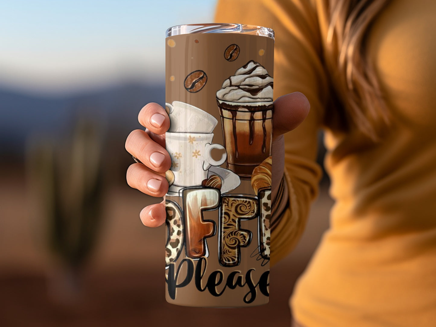 Coffee Please Insulated Tumbler for Hot and Cold Drinks