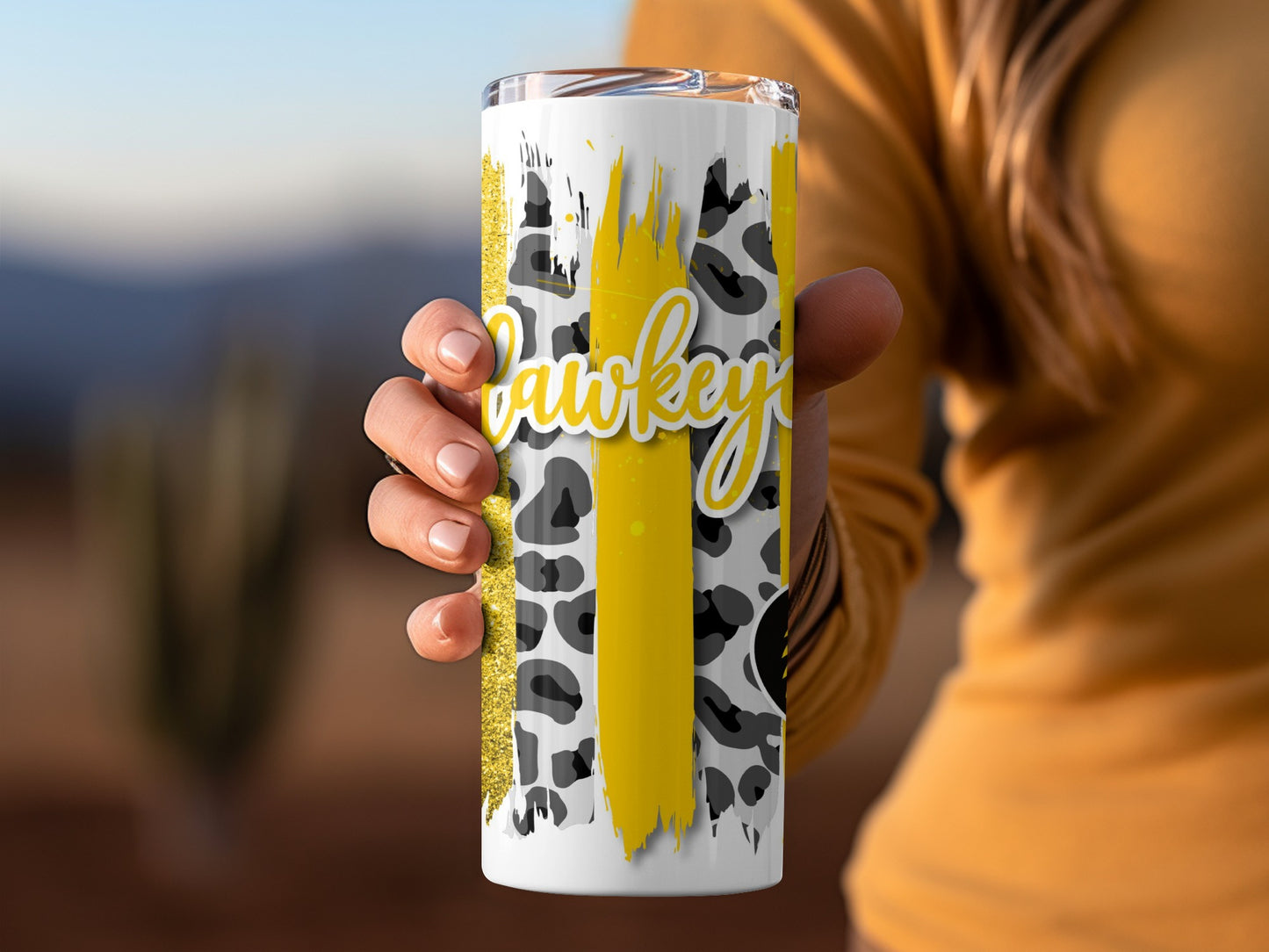 Hawkeyes Iowa Brush Strokes Iowa Versus All Yall Tumblers