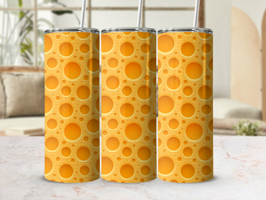 Swiss Cheese Yellow Pattern Design Tumbler Product Type