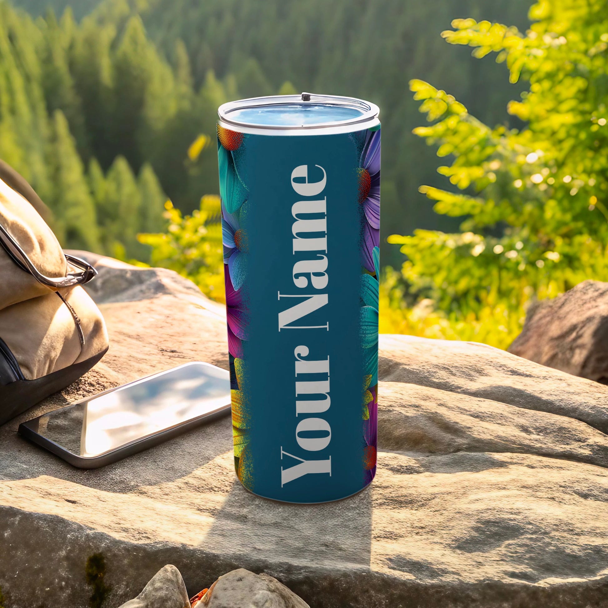 Customizable Outdoor Travel Tumbler with Your Name