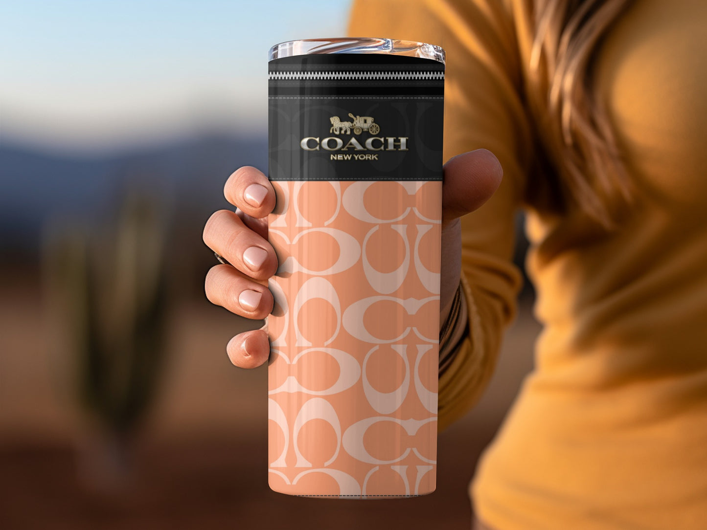 Stylish Coach New York Branded Tumbler for Everyday Use