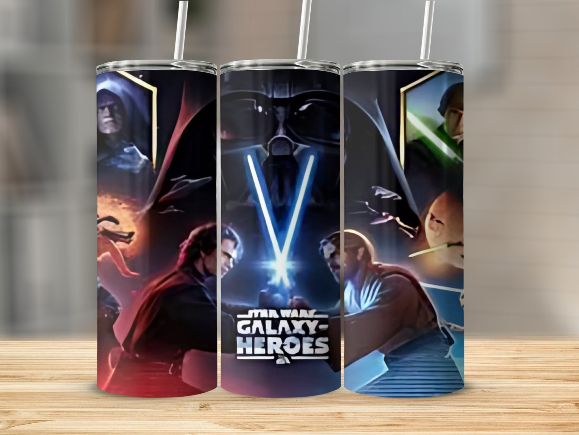 Star Wars Galaxy Heroes Darth Vader Luke Tumbler product type