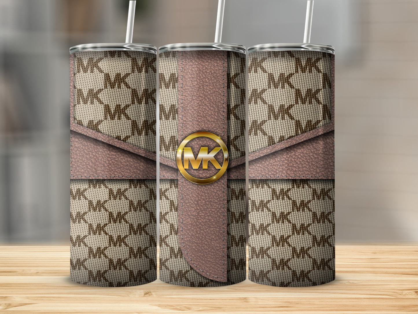 Monogrammed Designer-Inspired Tumbler Cup Unique Gift Item