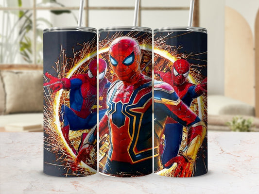 Spider-Man Insulated Tumbler with Straw for Drinks