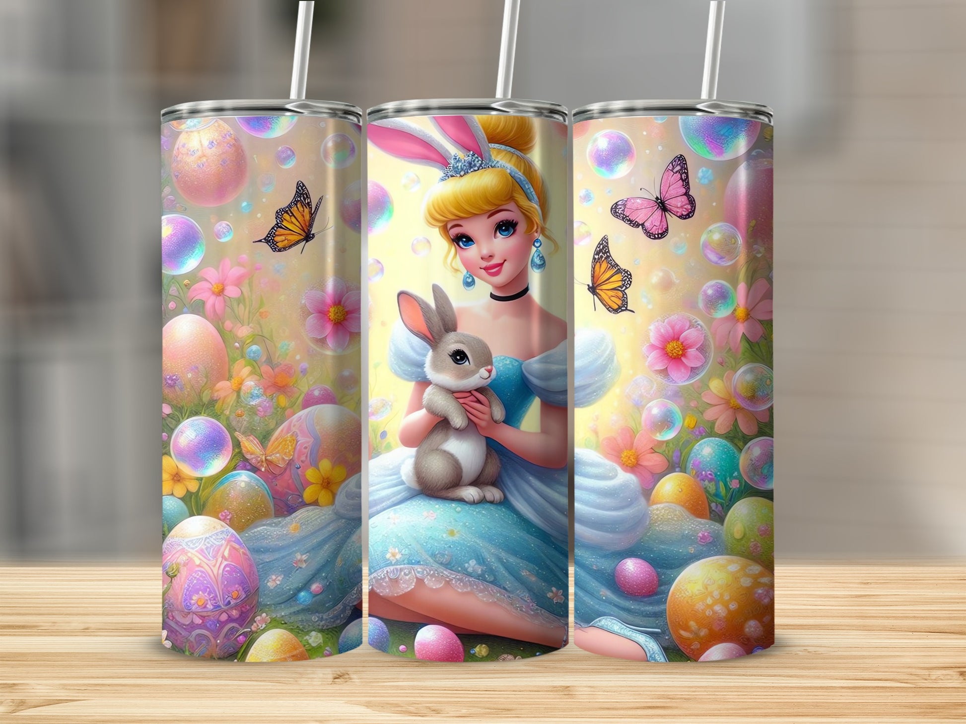 Magical Cinderella Rabbit Easter Eggs Bubbles Flowers Spring product type