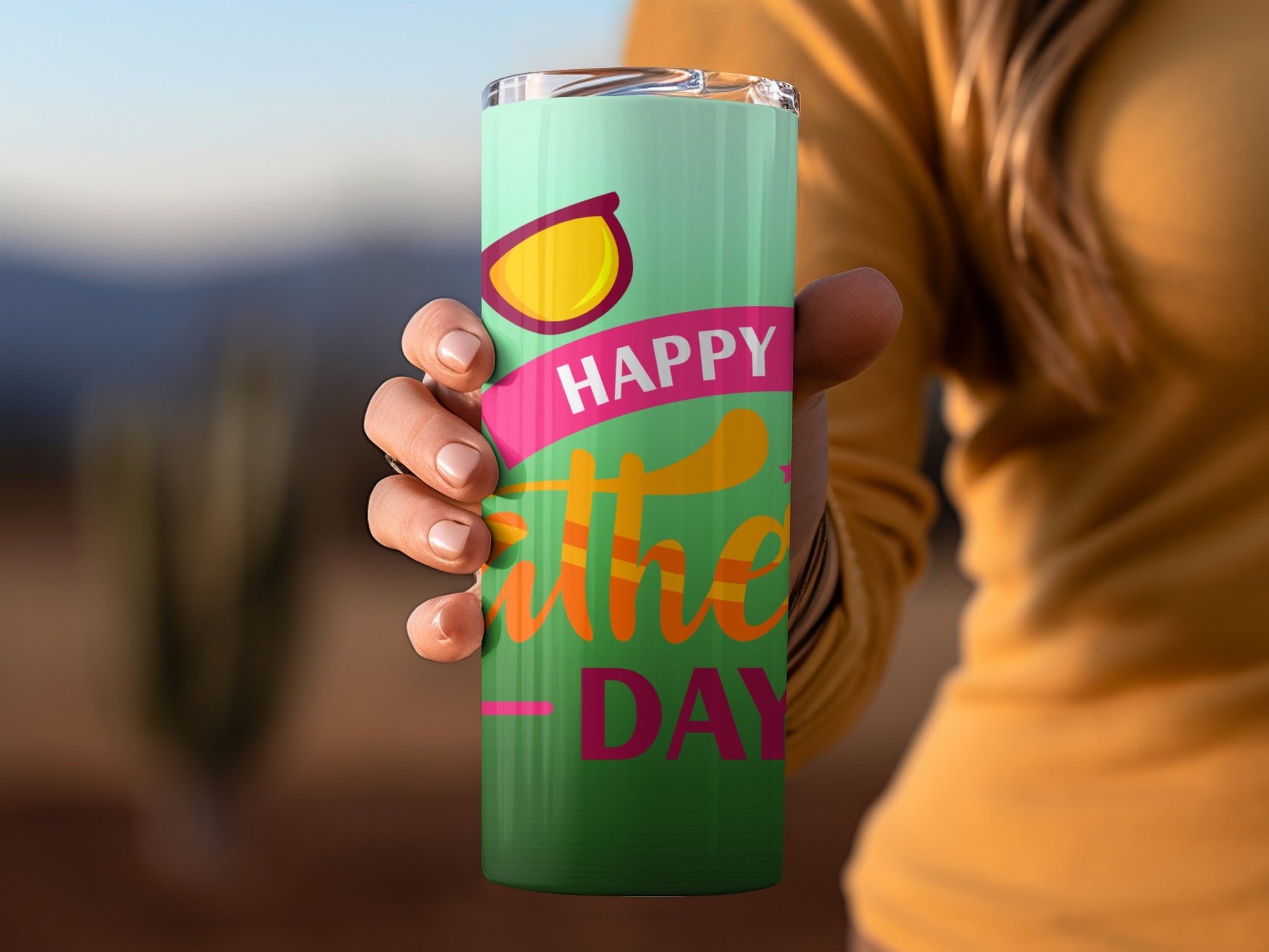Happy Mother's Day Colorful Travel Mug for Coffee