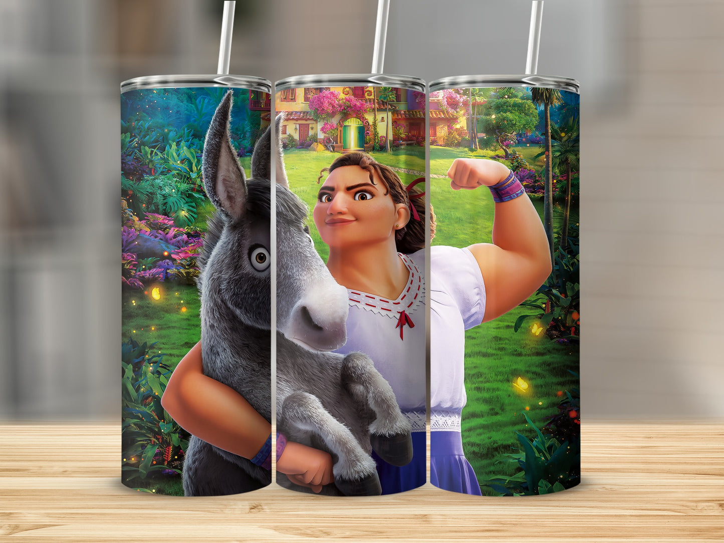 Louisa Madrigal and Donkey Tumbler 20oz Stainless Steel
