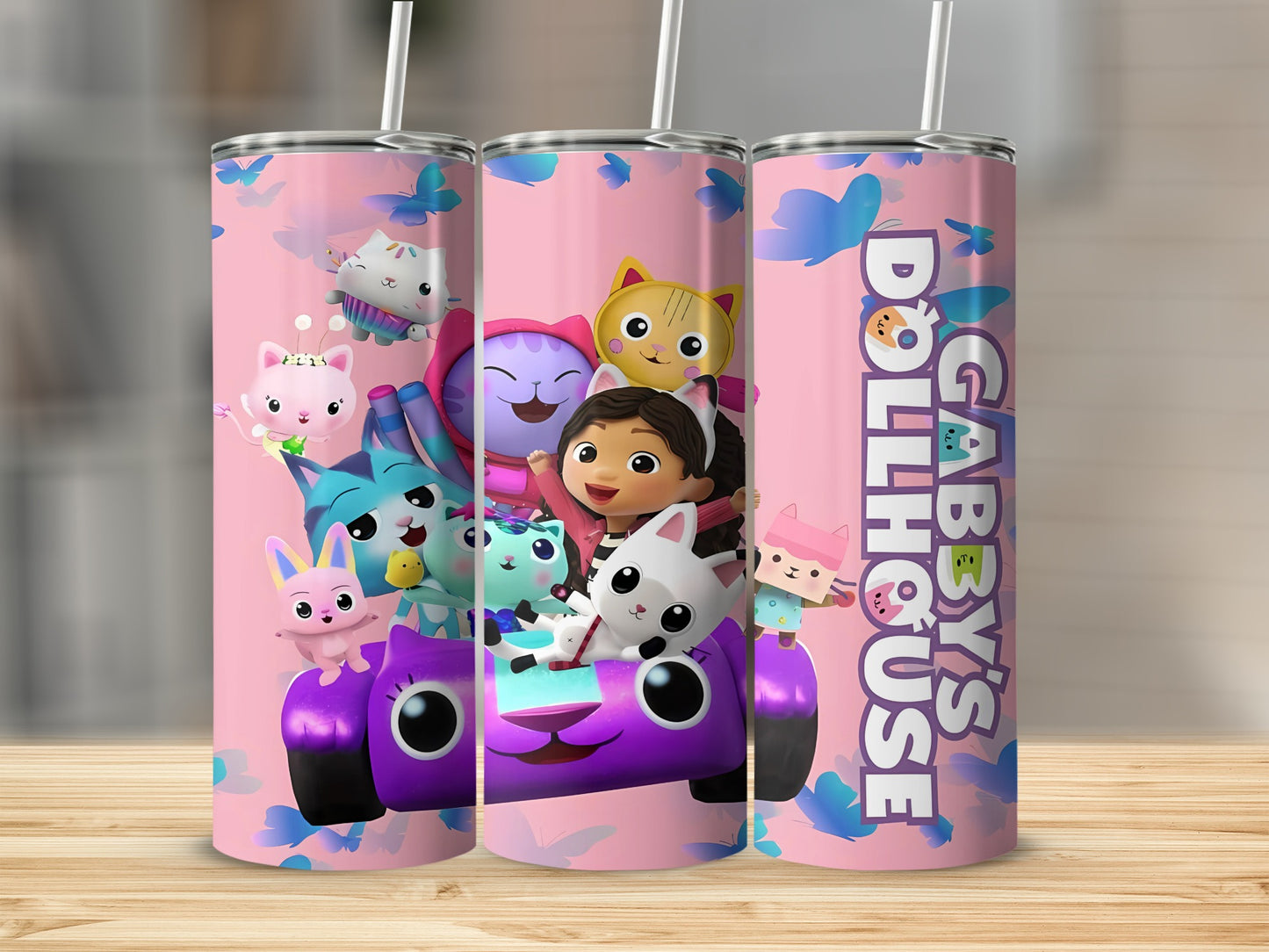 Gabby's Dollhouse Cute Cartoon Characters Tumbler