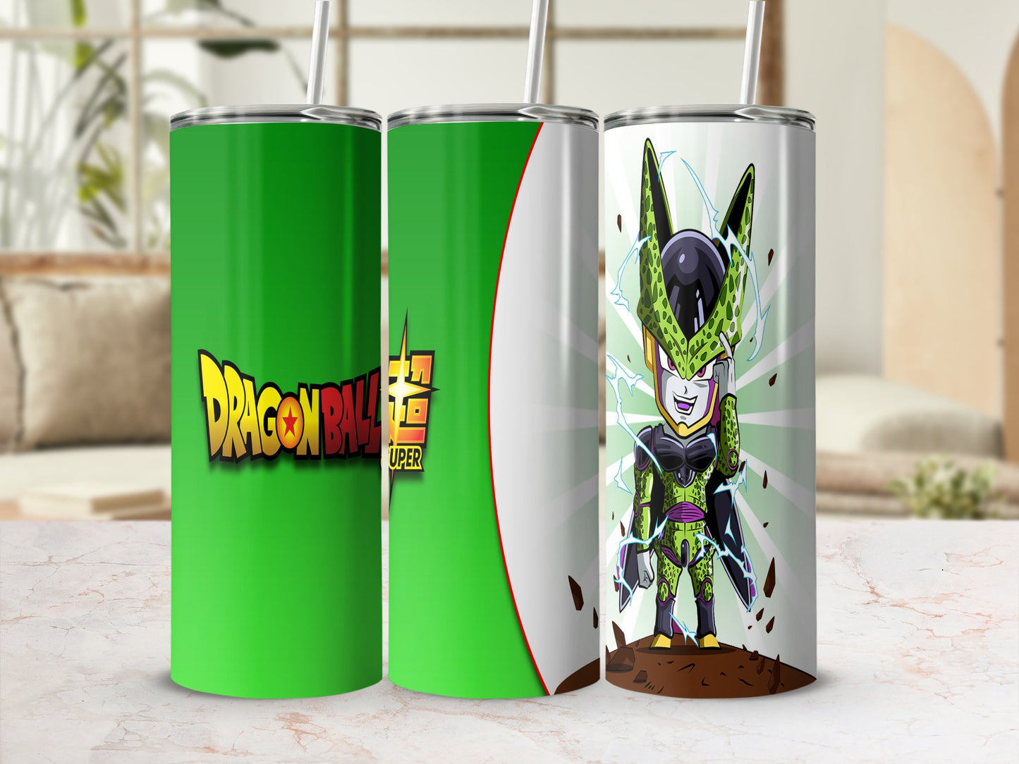 Dragon Ball Super Cell Character Stainless Steel Tumbler