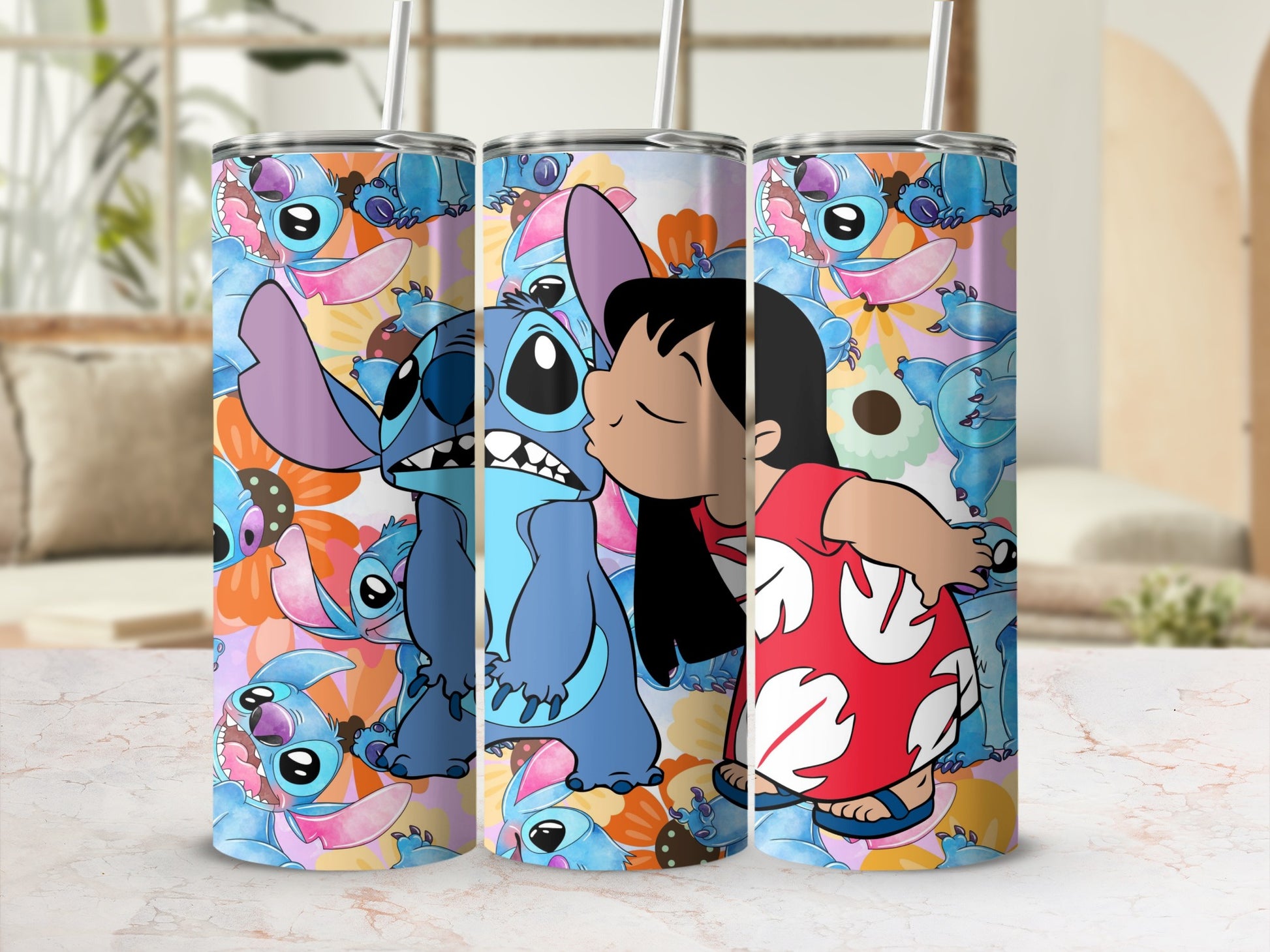 Colorful Cartoon Character Insulated Tumbler