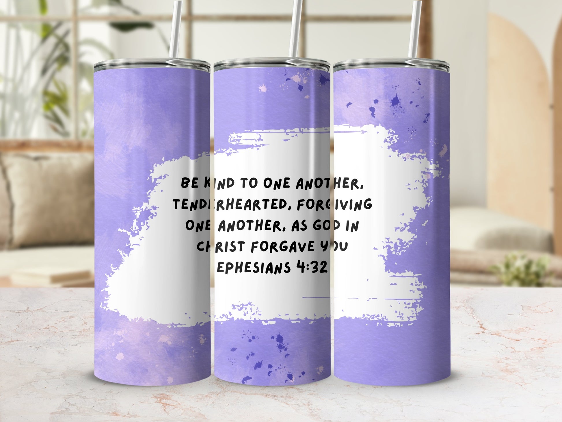 Be Kind To One Another Forgiving One Another Tumbler