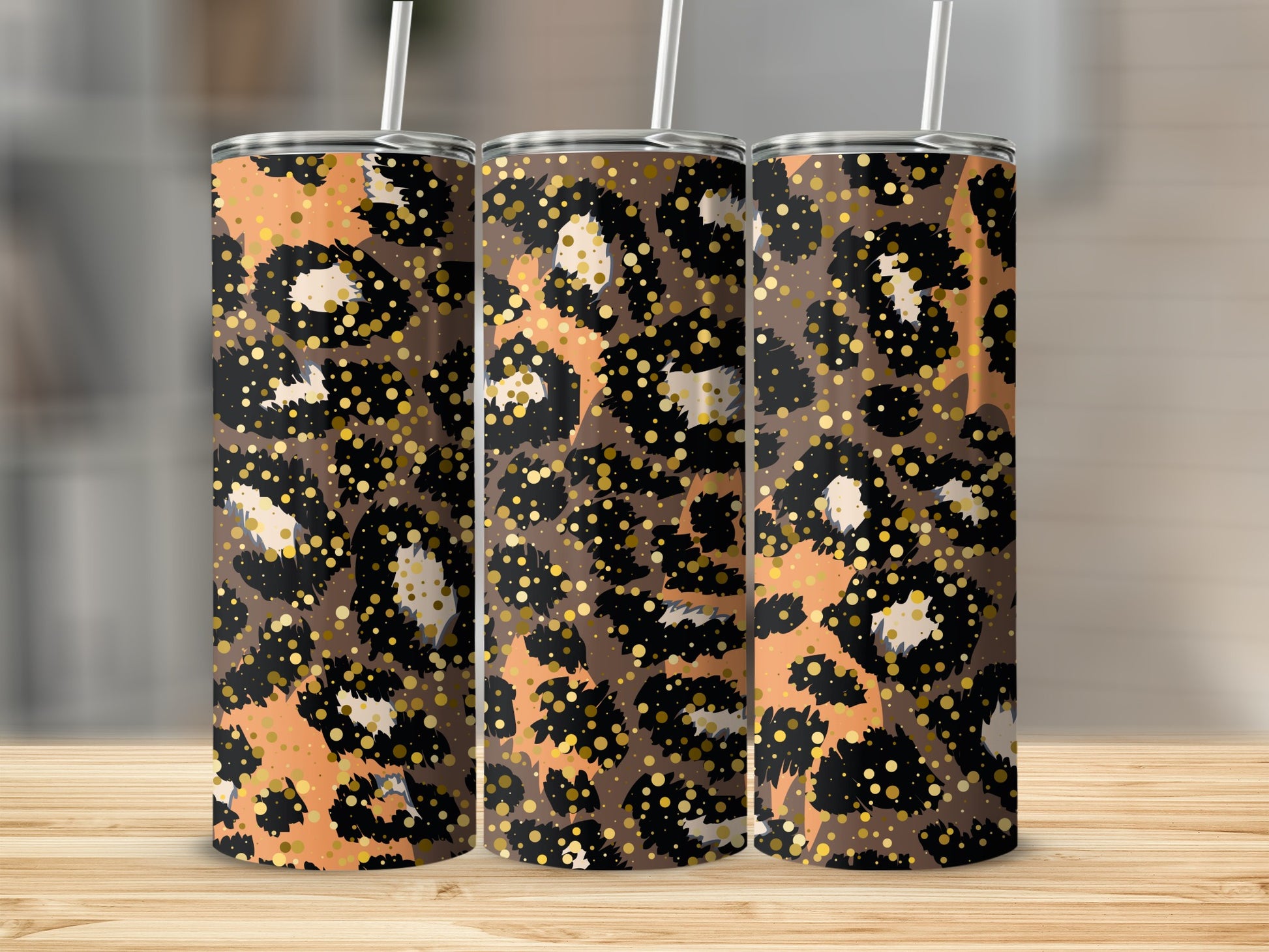 Leopard Print Tumbler for Stylish and Trendy Drinkware