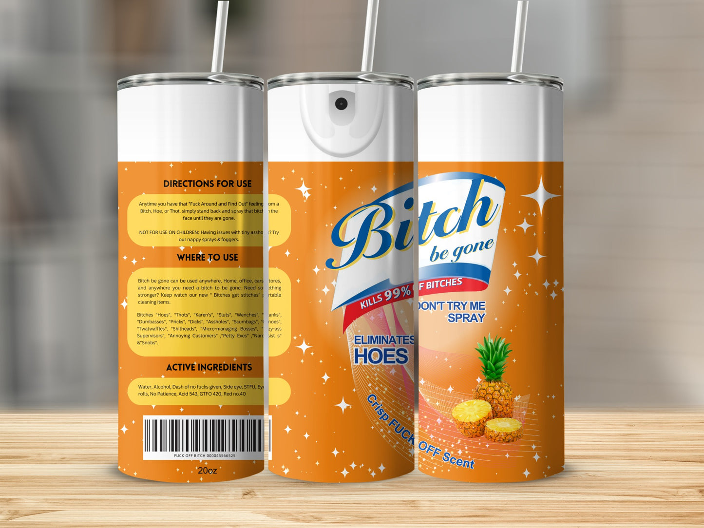 Bitch Be Gone Eliminates Hoes Crisp Spray