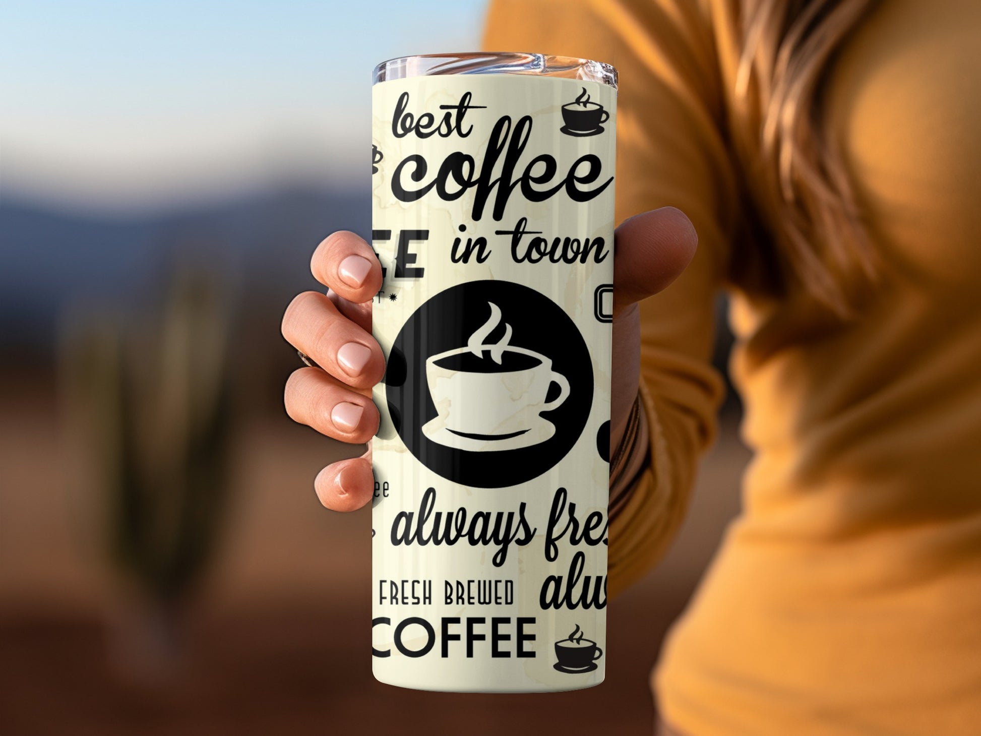 Best Coffee In Town Fresh Brewed Always Free Coffee Cup