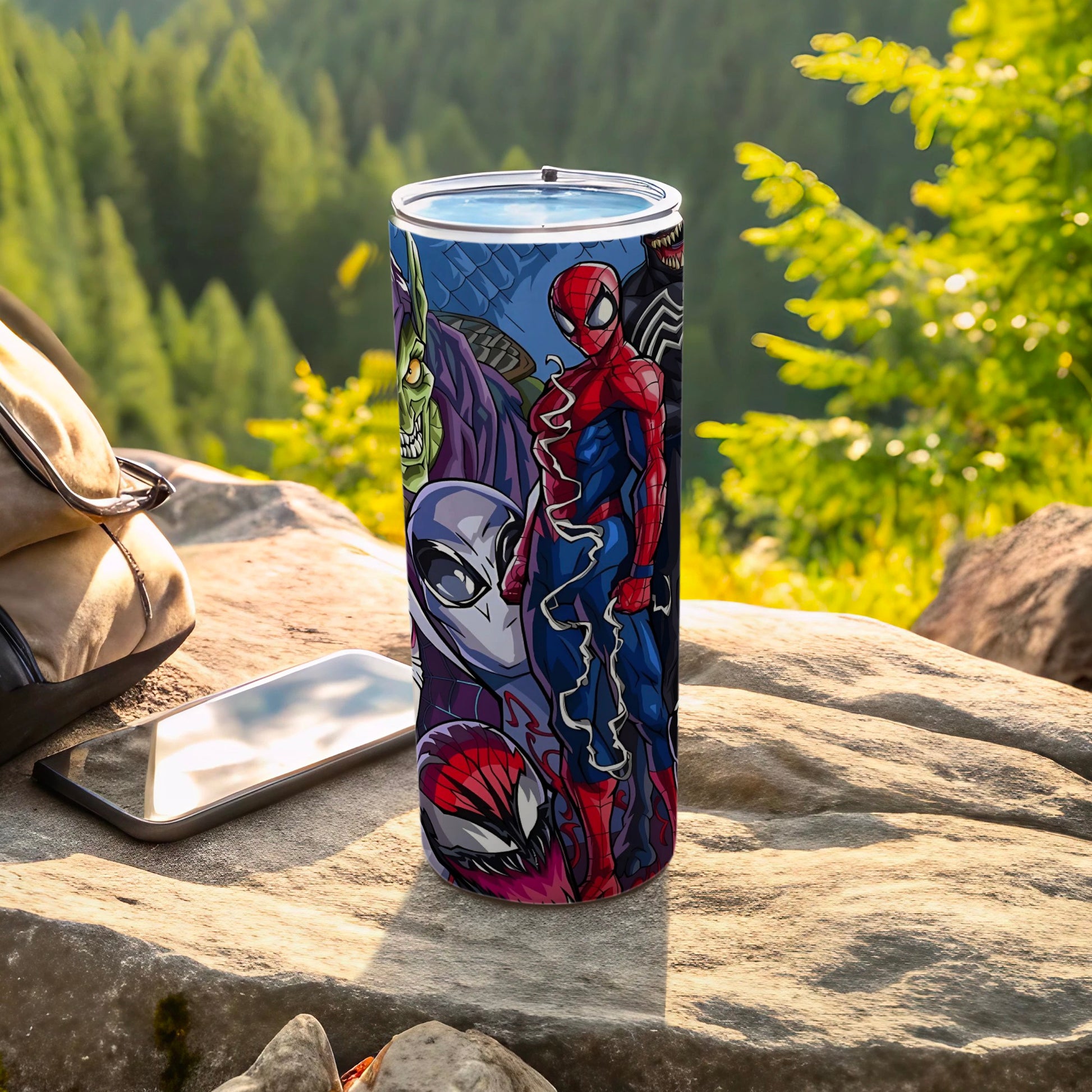 Vibrant Spider-Man Illustrated Mug for Marvel Fans