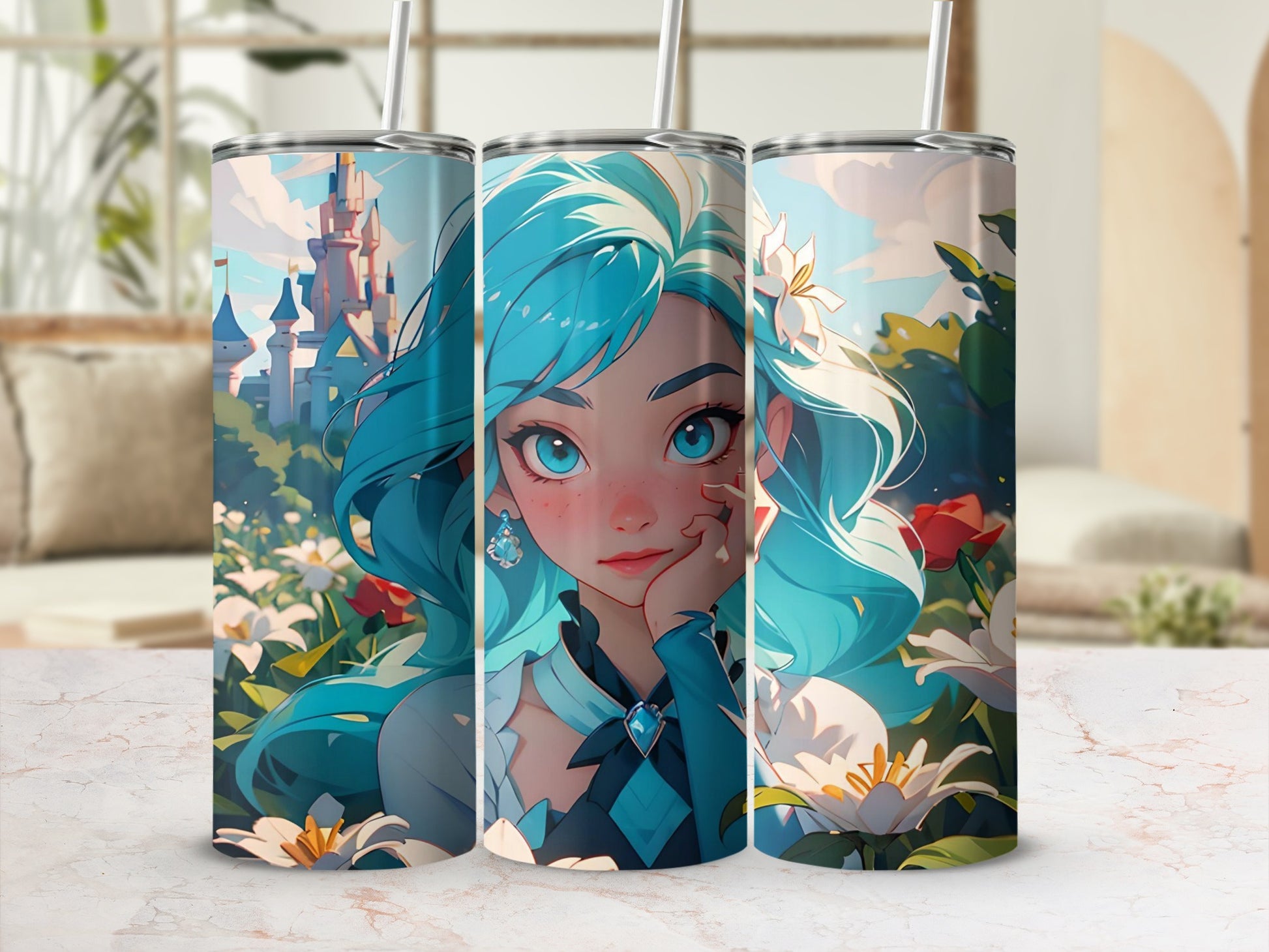 Fantasy Castle Princess Design Tumbler product