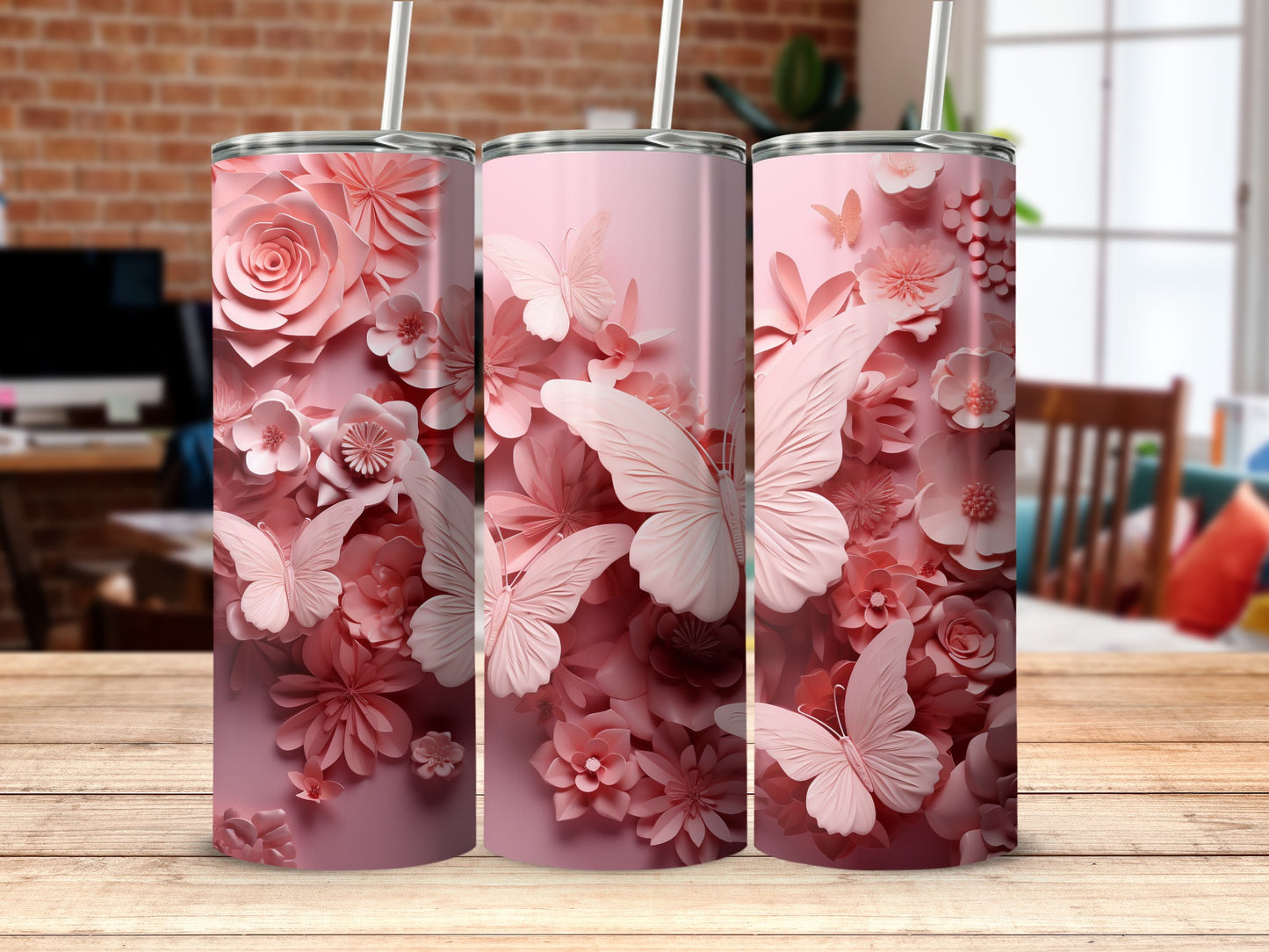Pink Dimensional Paper Flowers Butterfly Artwork Tumblers product type
Pink
Flowers
Butterflies
Tumbler
Papercut
Floral
Aesthetic
Pastel
Bloom
Garden
Nature
Spring
Elegant
Chic
Modern
Design
Art
Feminine
Gift
Drinkware
