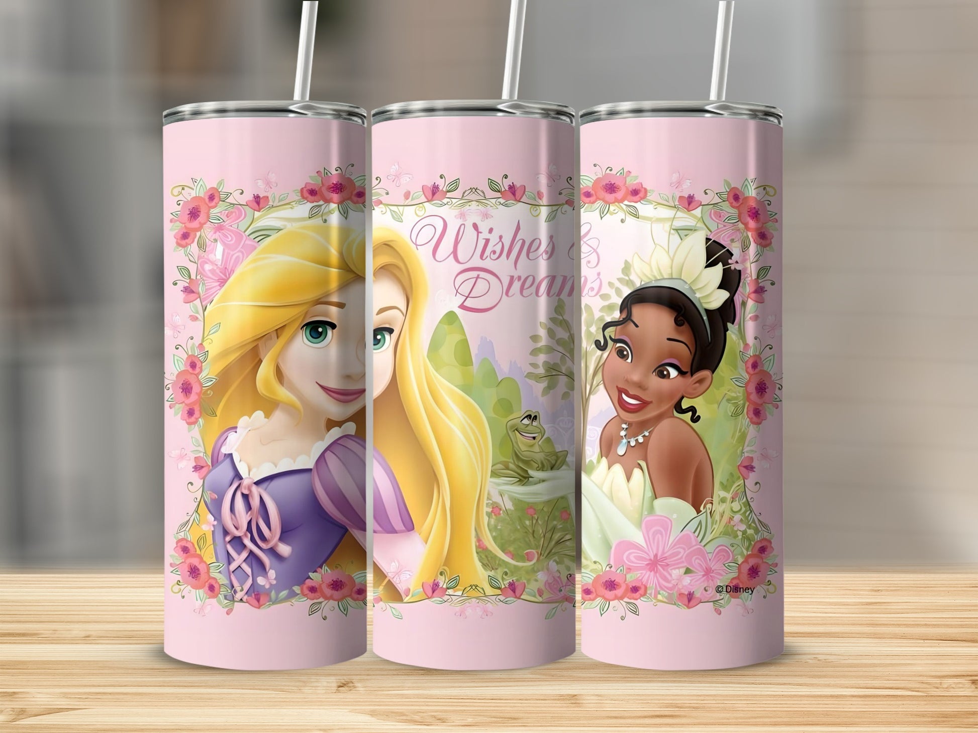 Wishes and Dreams Pink Princess Tumbler