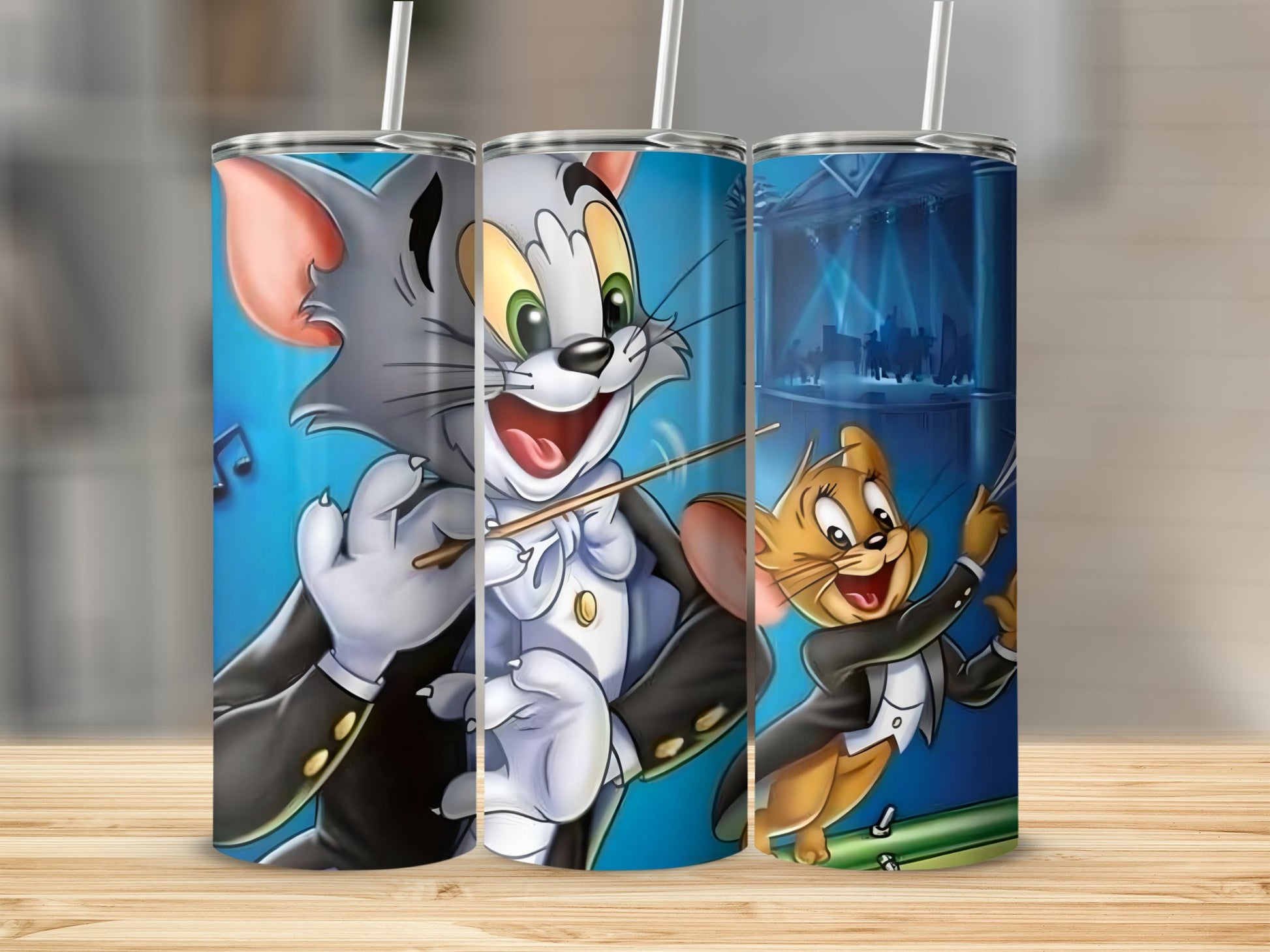 Tom and Jerry Musical Performance Tumbler