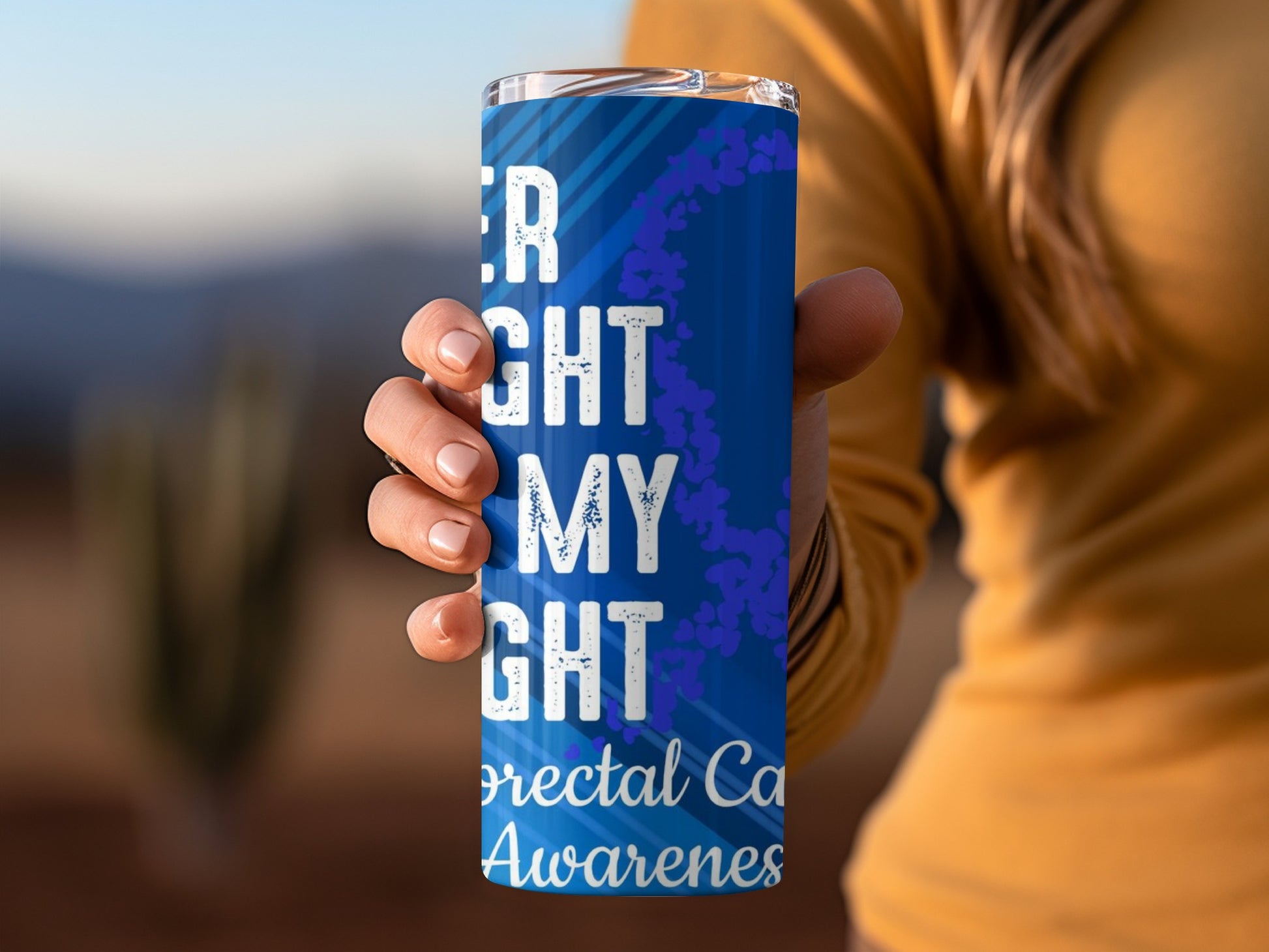 Colorectal Cancer Awareness Fight My Fight Tumbler