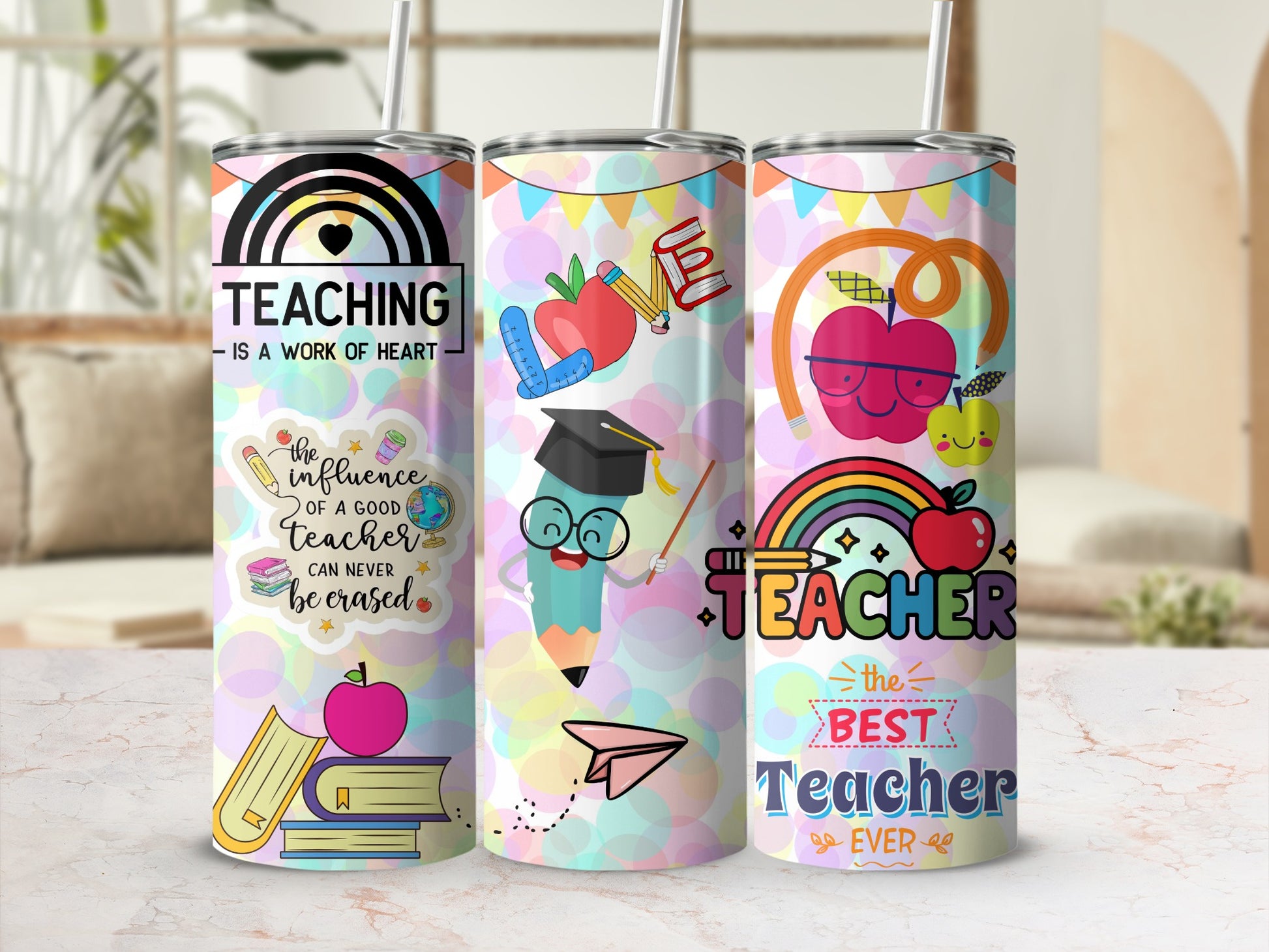 Inspirational Teacher Appreciation Stainless Steel Tumbler