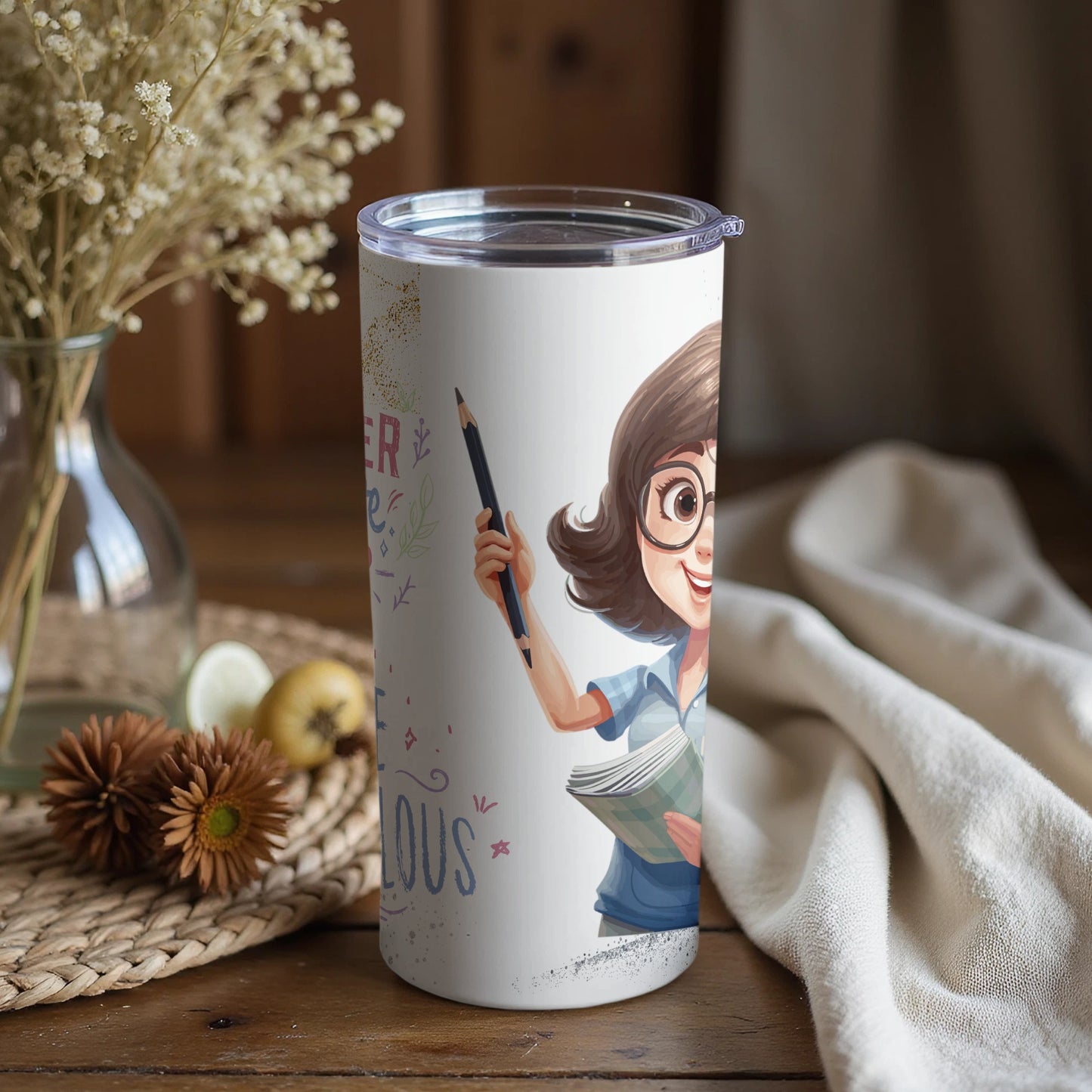Cute Cartoon Character Insulated Travel Tumbler Cup