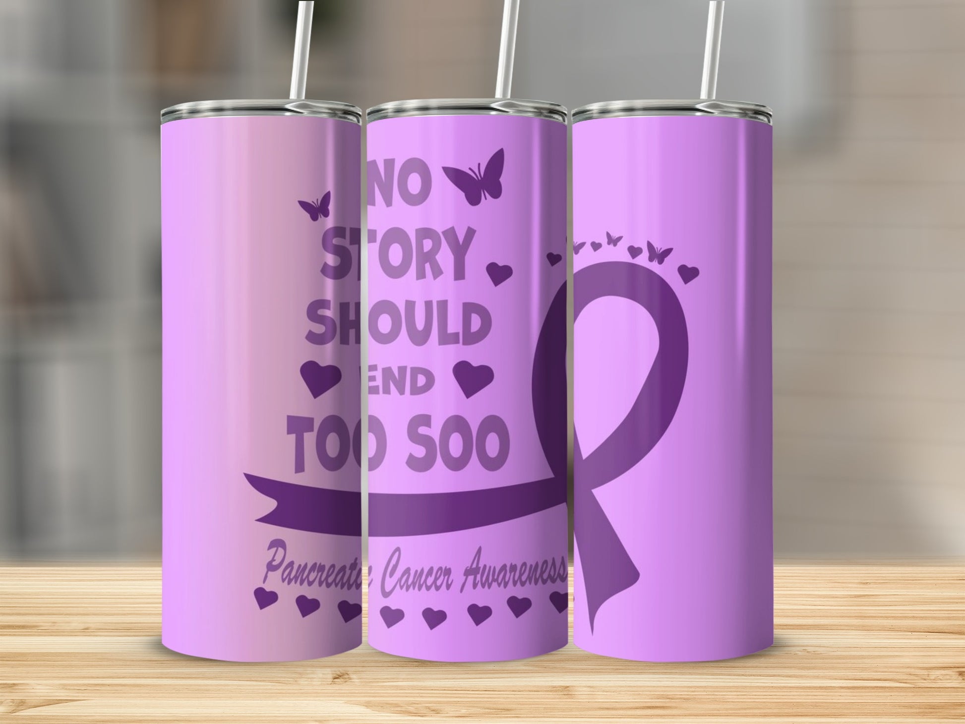 Pancreatic Cancer Awareness Insulated Tumbler Cup