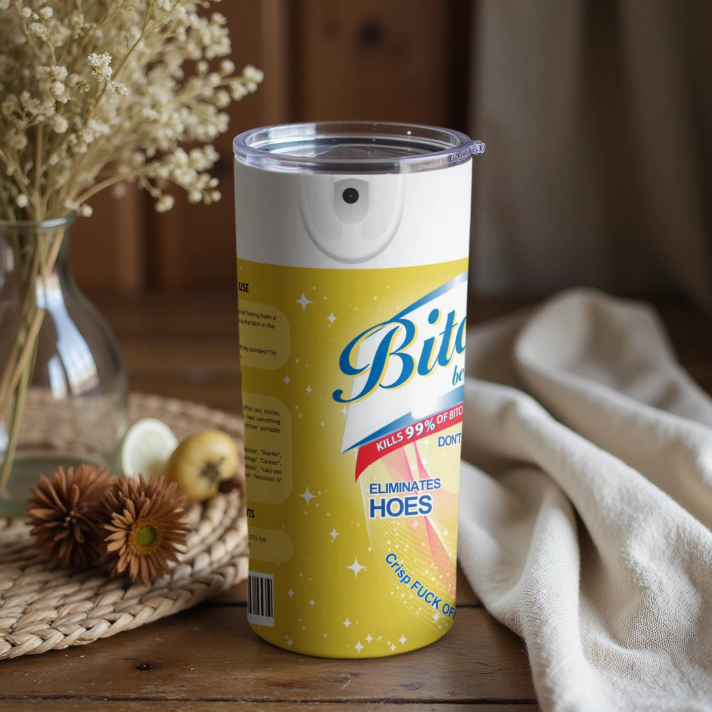 Eliminates Hoes Crisp Fuck Off Tumbler Cup