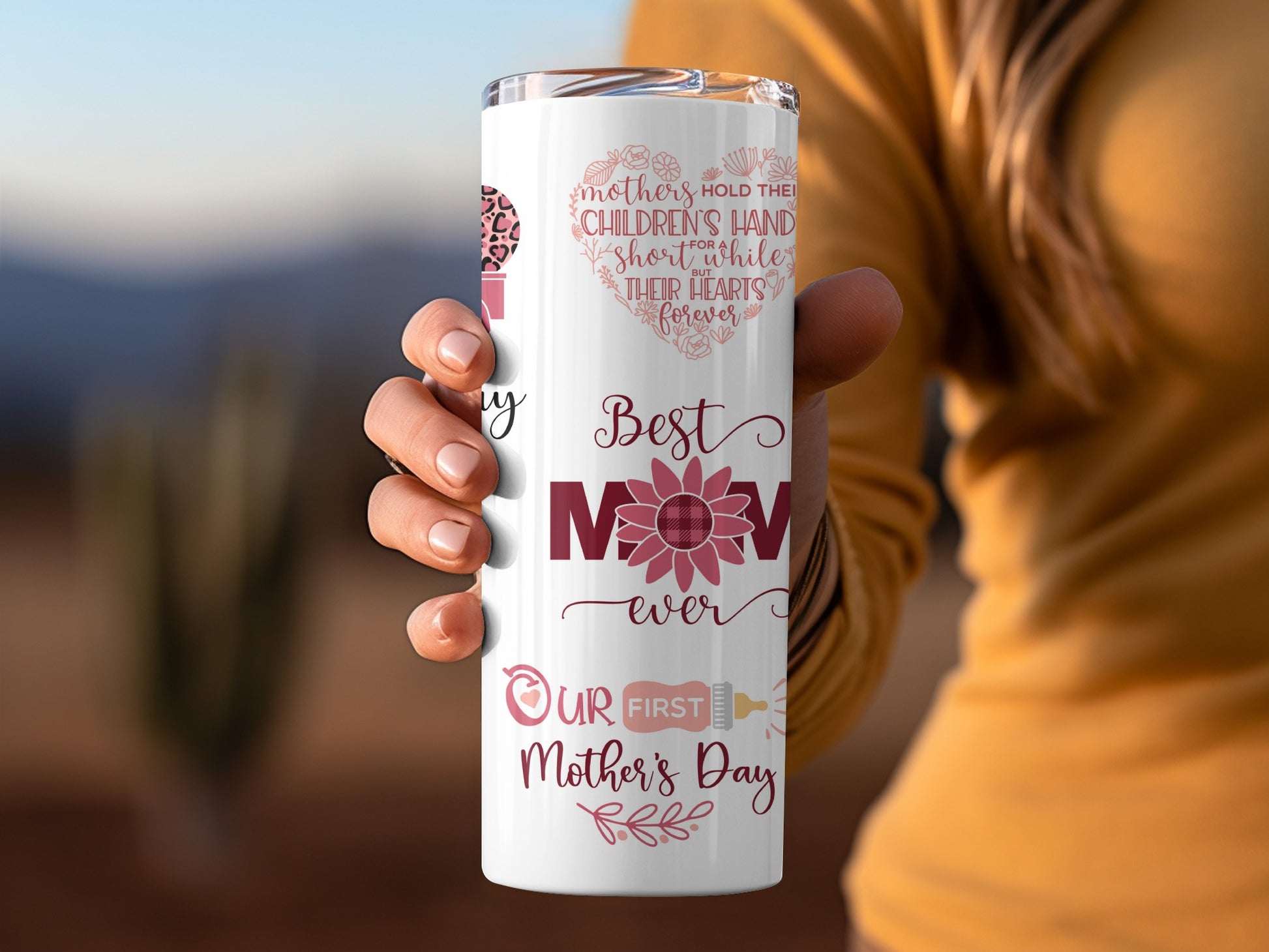 Best Mom Ever Our First Mother's Day Tumbler