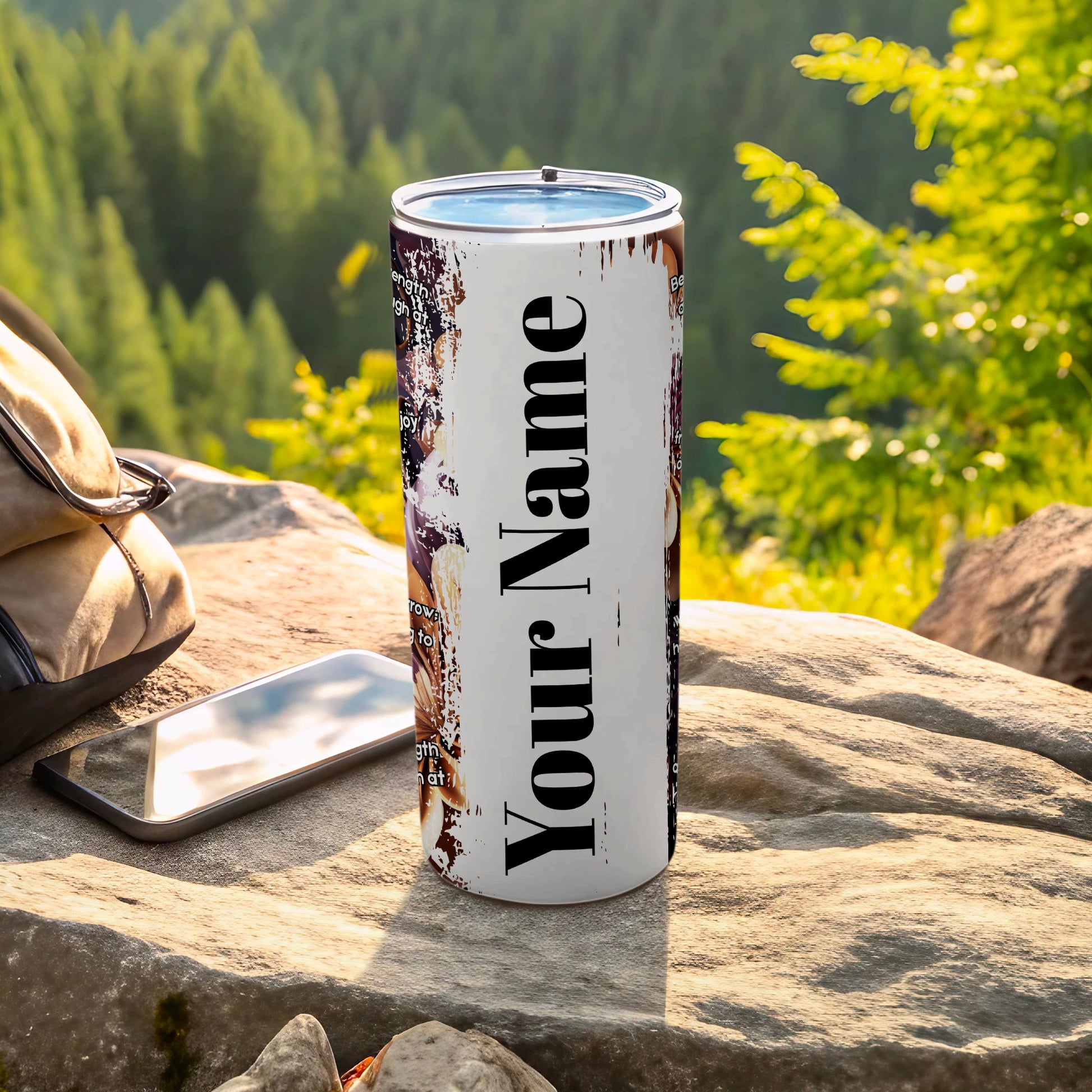 Personalized Your Name Outdoor Adventure Tumbler