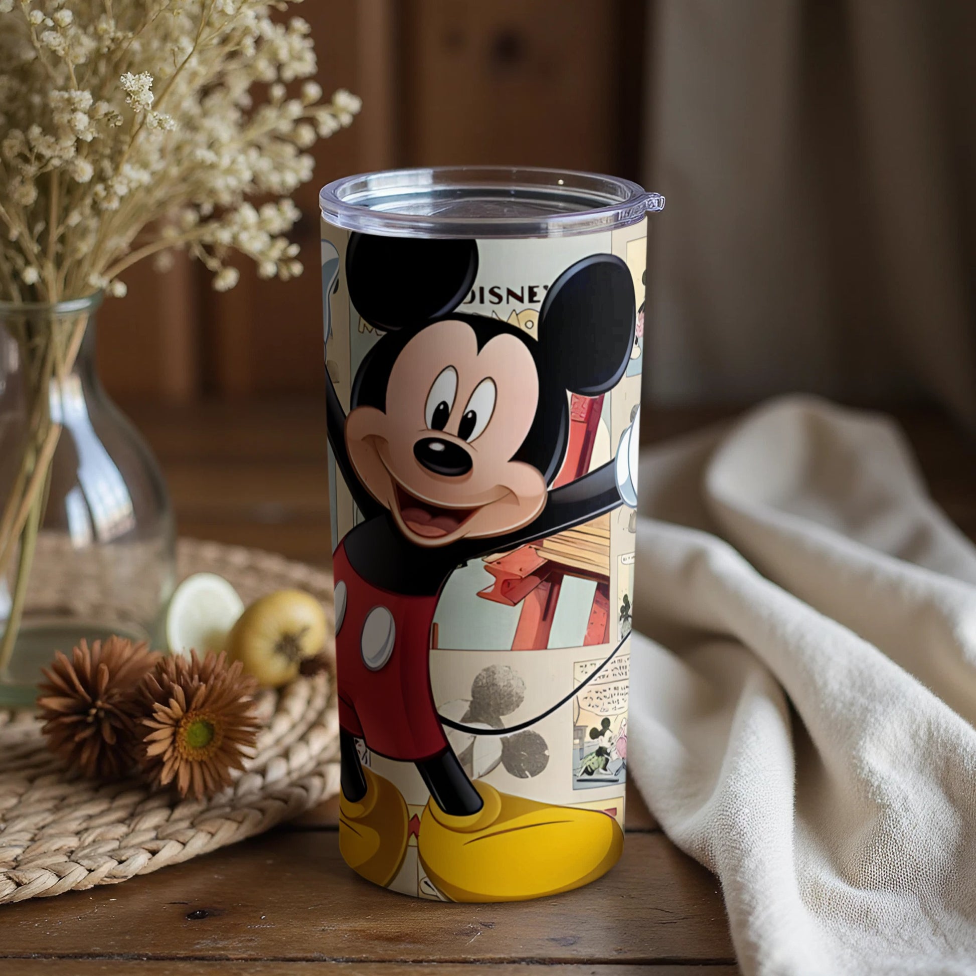 Mickey Mouse Vintage Theme Tumbler