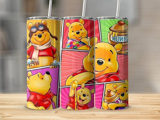Winnie the Pooh Comic Strip Hunny Friends Illustration Tumblers