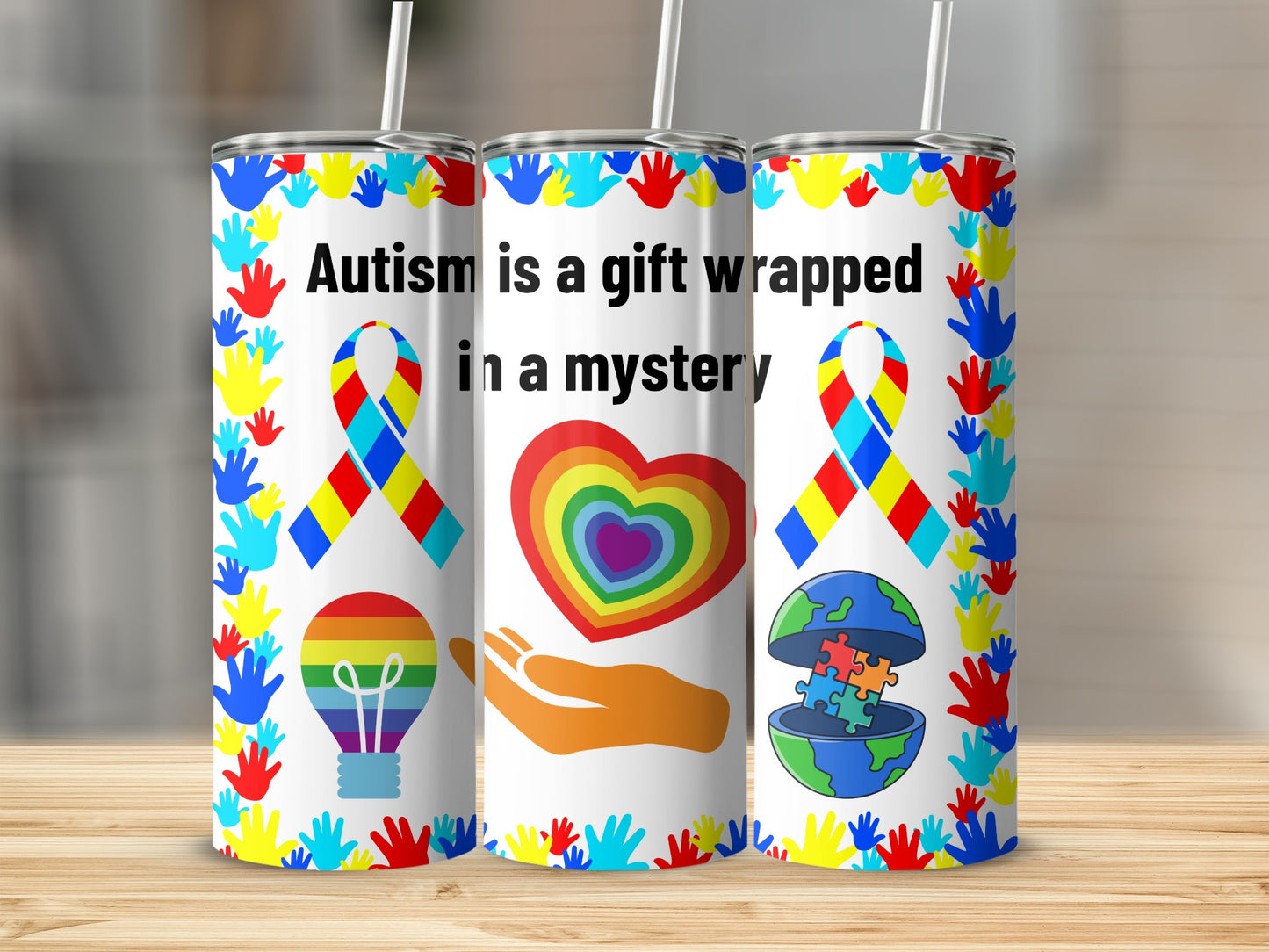 Autism is a Gift Wrapped in a Mystery Tumbler