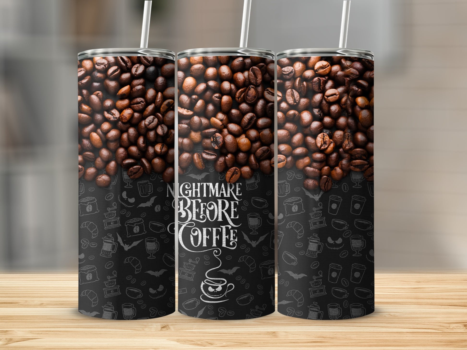 Nightmare Before Coffee Beans Drink Tumbler product type
Coffee, Coffee Beans, Nightmare Before Coffee, Halloween Theme, Spooky Design, Tumbler, Drinkware, Caffeine, Coffee Lover, Morning Ritual, Jack Skellington, Goth, Dark Coffee, Coffee Art, Travel Mug, Insulated, Beans Pattern, Unique Coffee, Brew, Beverage Container