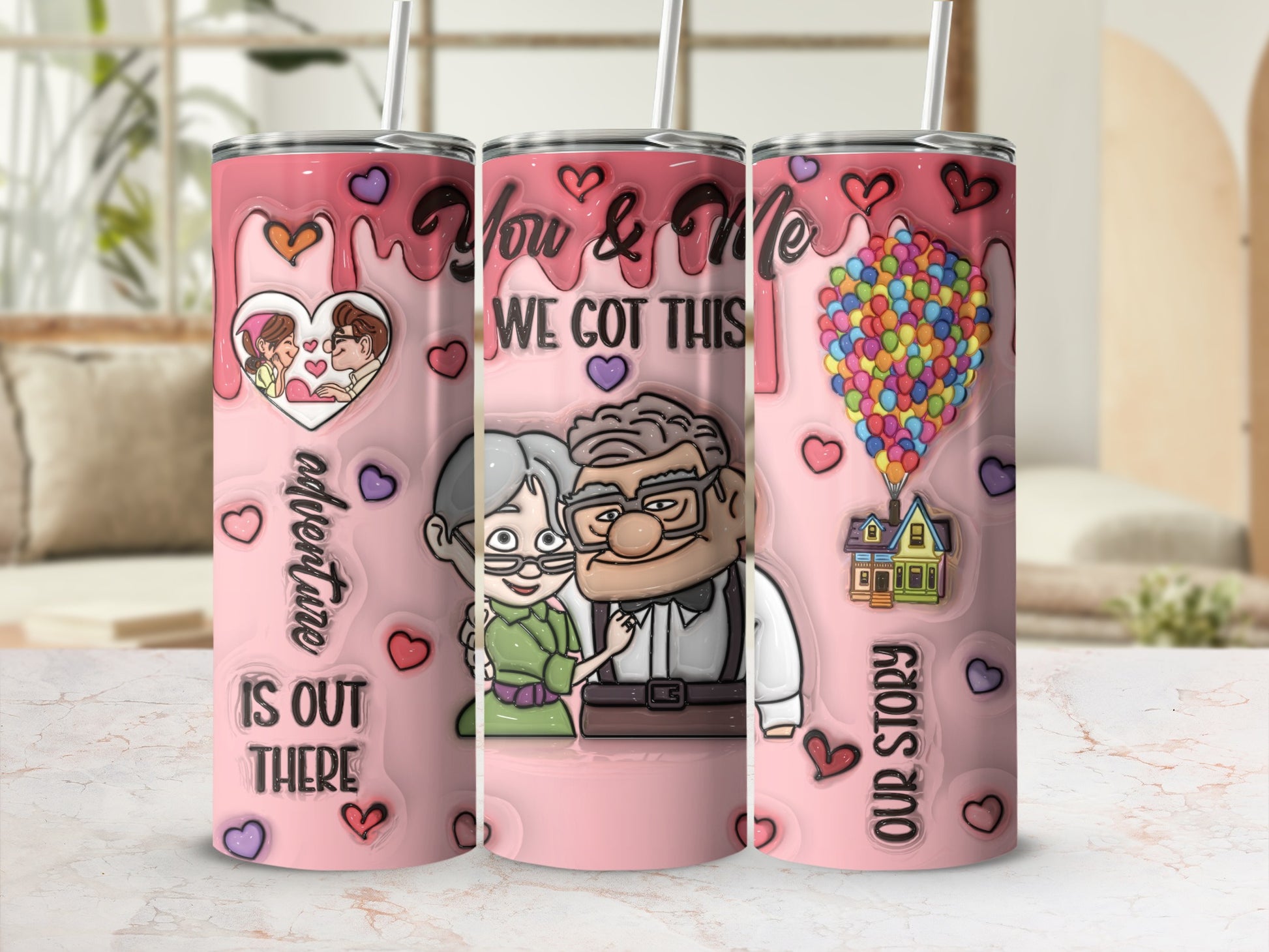 Love Story Themed Travel Tumbler We Got This