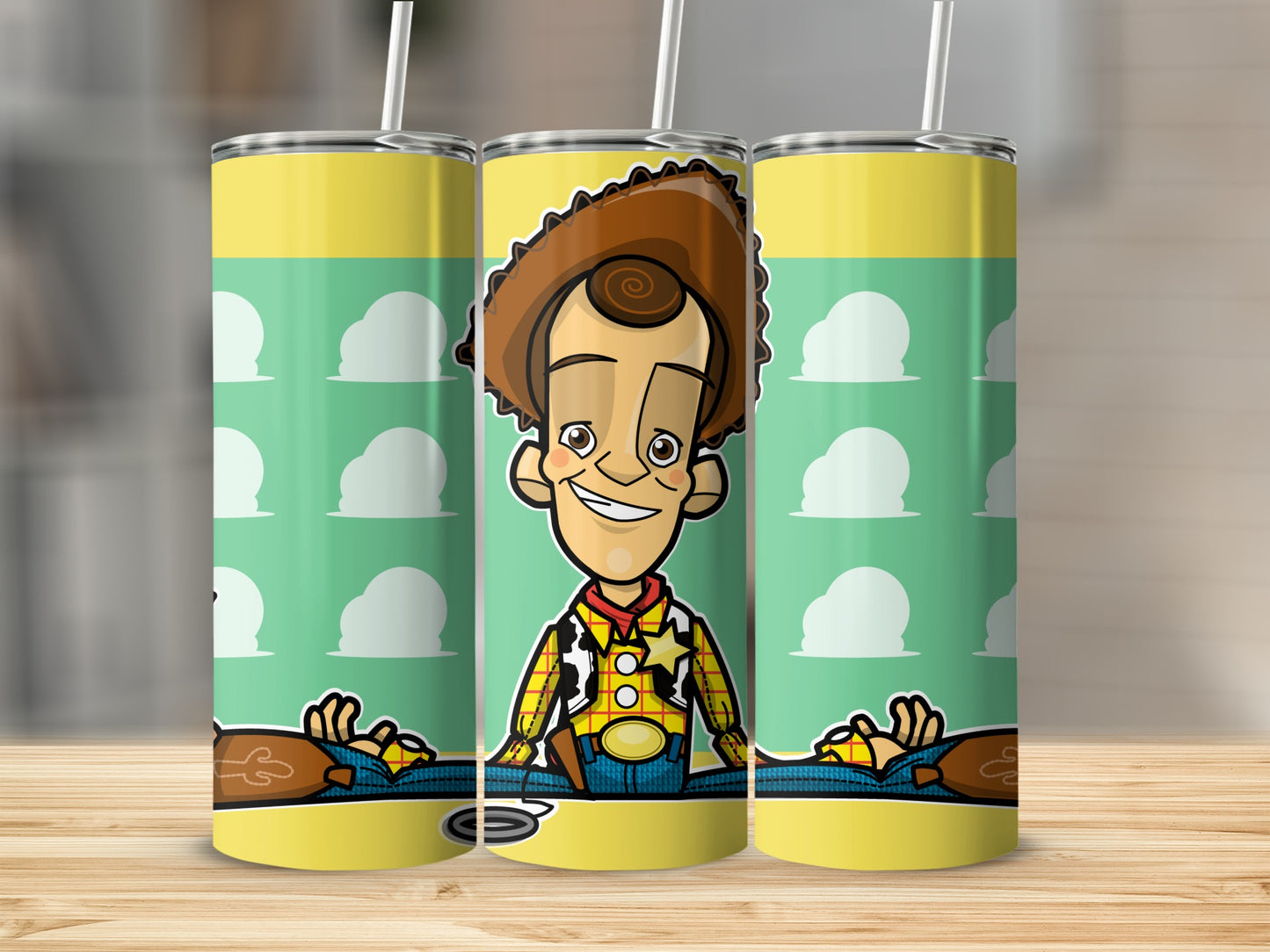 Cartoon Cowboy Character Design Insulated Tumbler