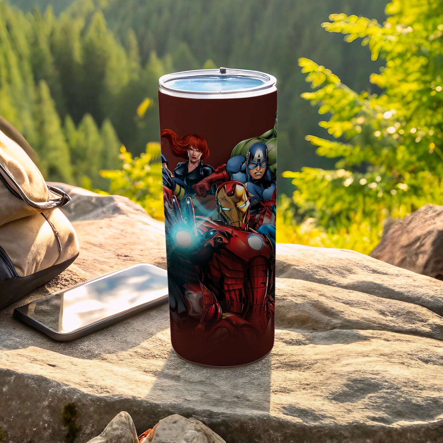 Avengers Superhero Design Stainless Steel Tumbler